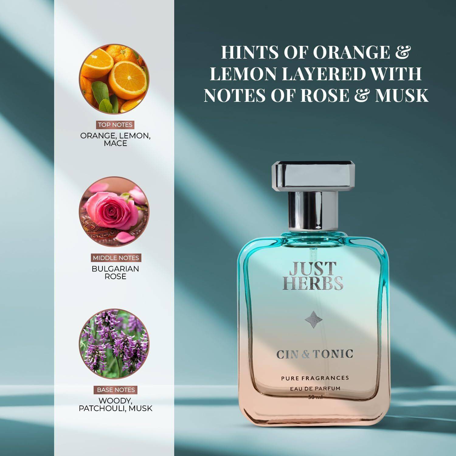 Just Herbs Unisex Perfume Combo - Pack of 2 · 50 ml (100 ml total) - Image 2