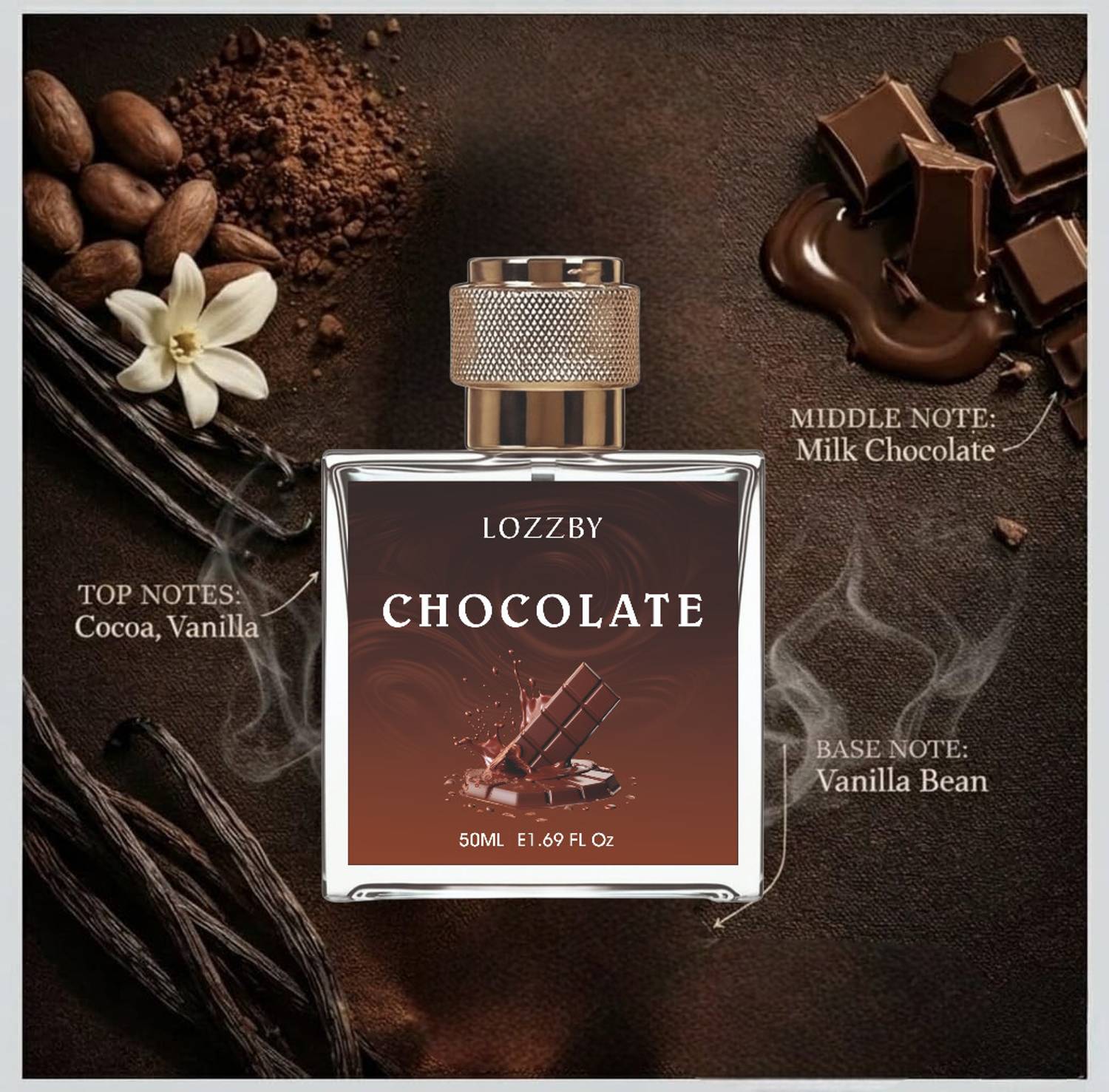 LOZZBY Chocolate Perfume 50ml - Image 3