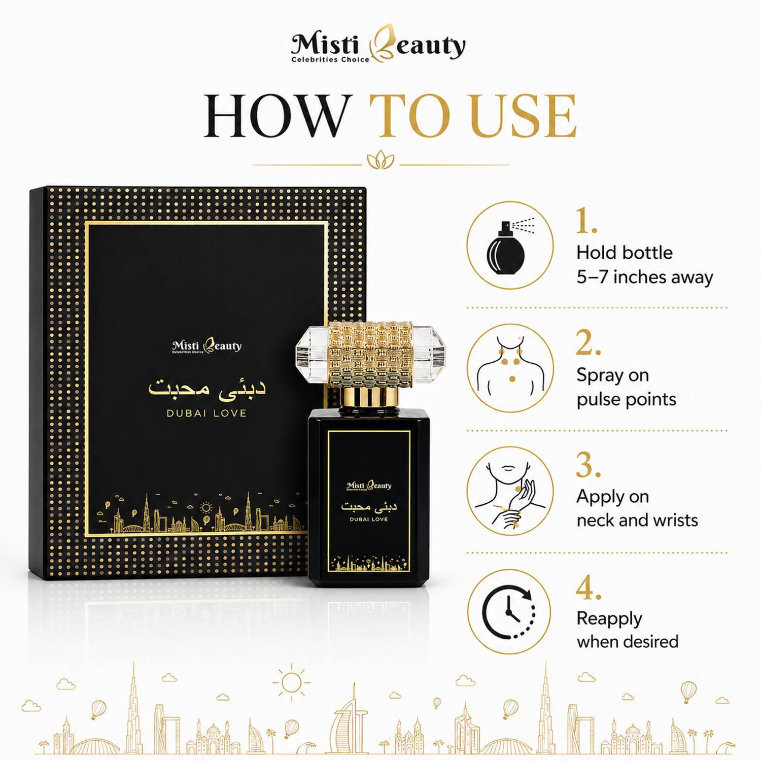 Misti Dubai Love Perfume 50 ml - Image 5