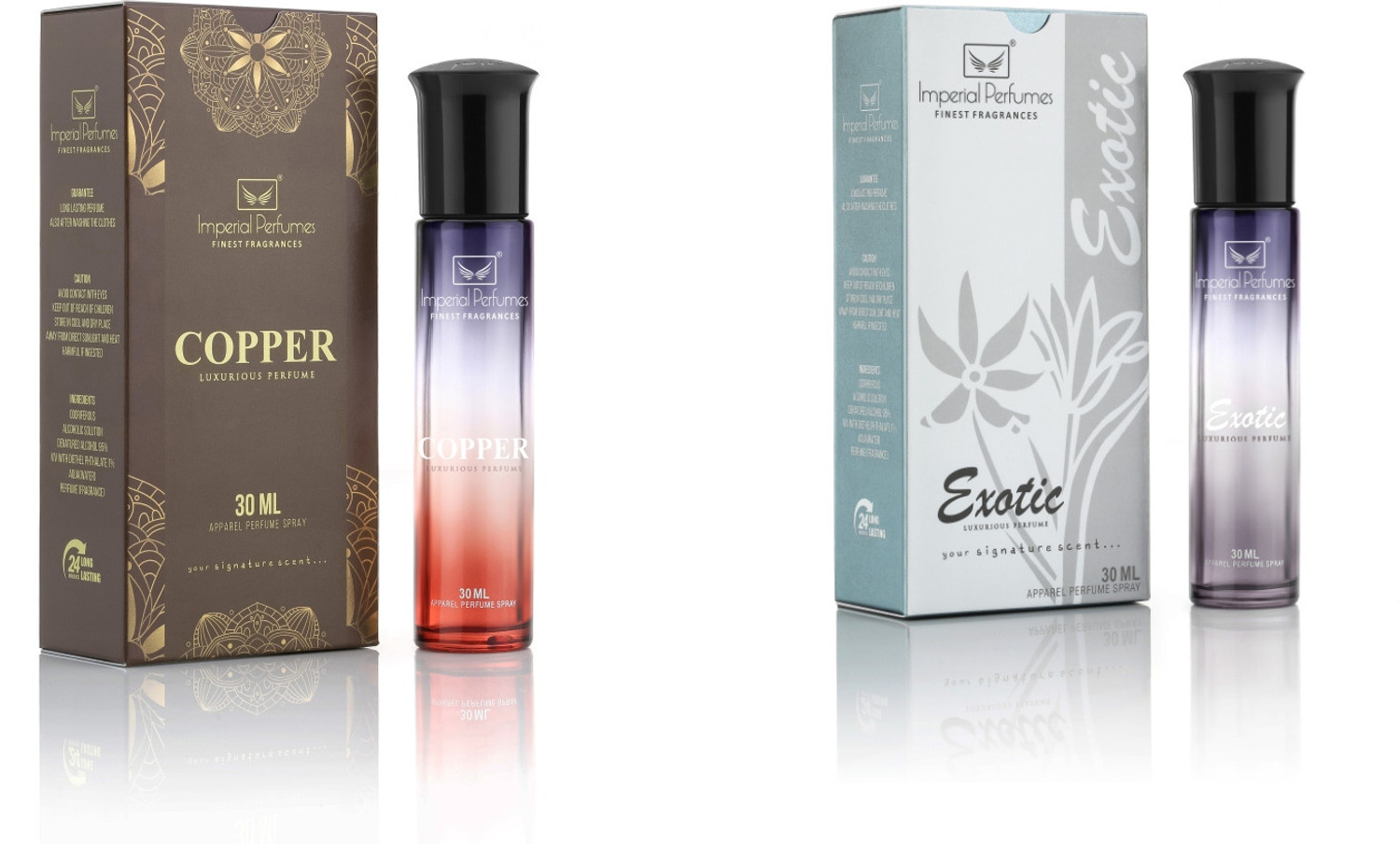 Image of imperial perfumes Copper and Exotic 30 ML Each Combo Pack Perfume - 60 ml