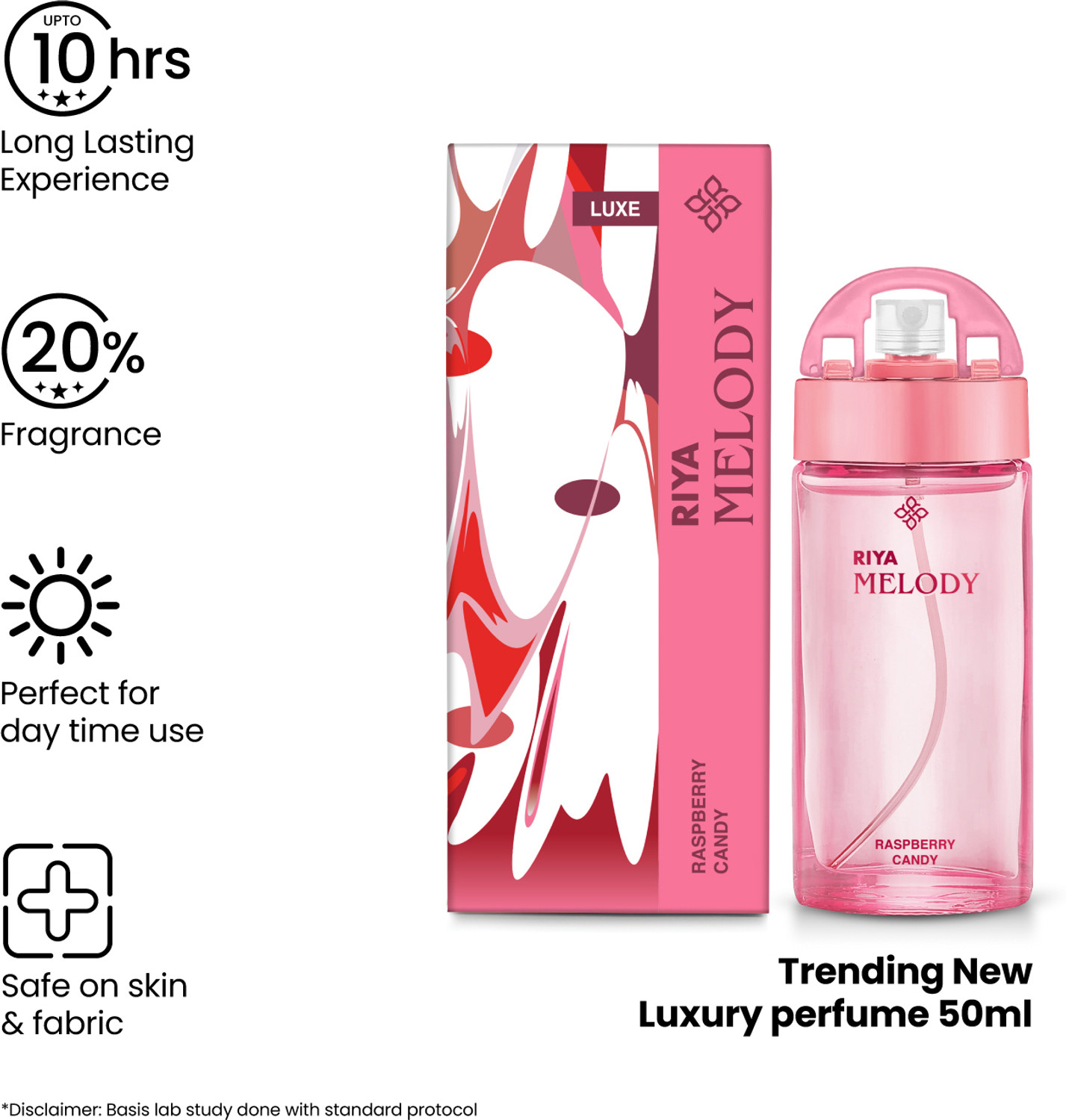 Image of RIYA Melody Raspberry Candy Trending New Luxury Perfume |Long Lasting, Jasmine, Amber Eau de Parfum - 50 ml