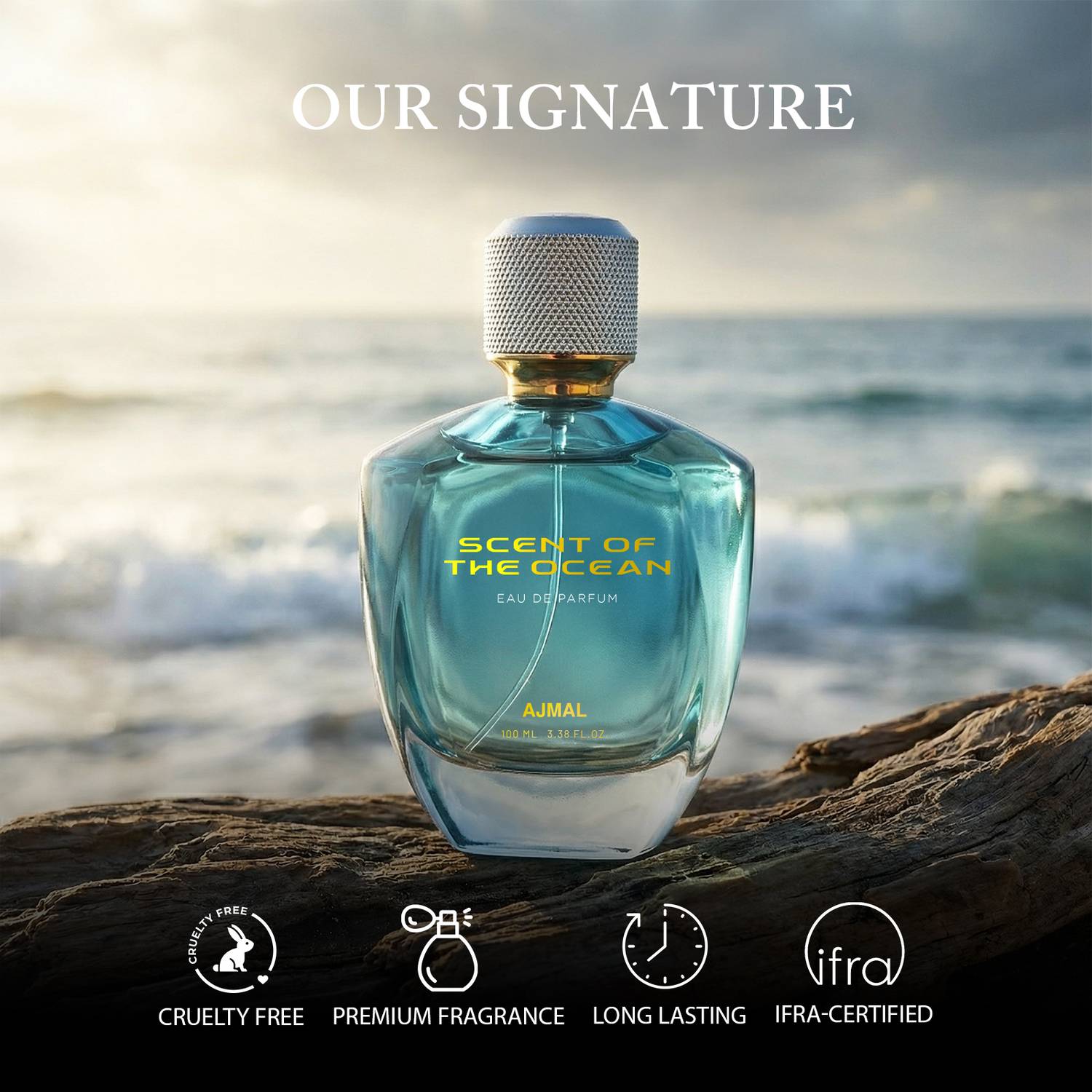 Ajmal Scent Ocean Eau de Parfum 100ml - Image 4