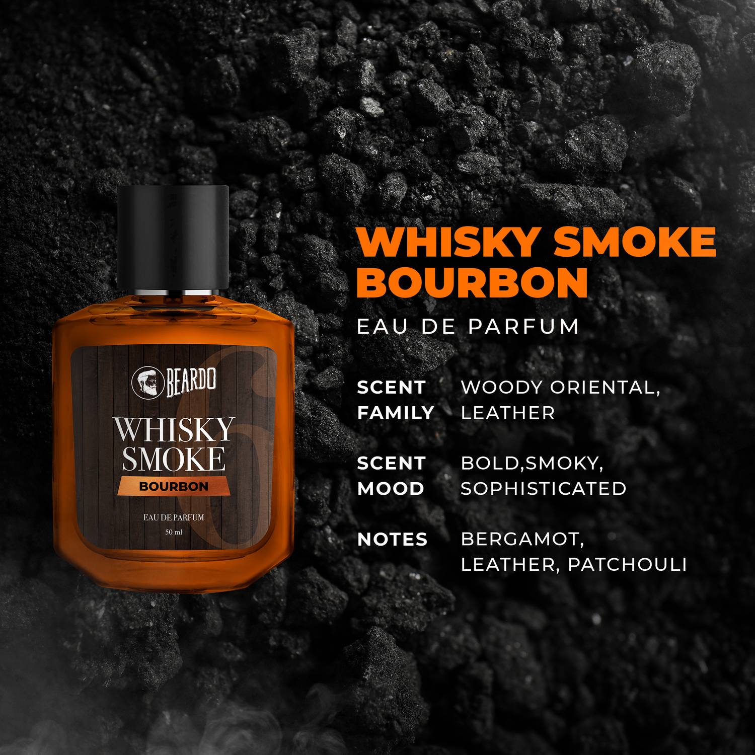 BEARDO Whisky Smoke Bourbon Perfume 50 ml - Image 4