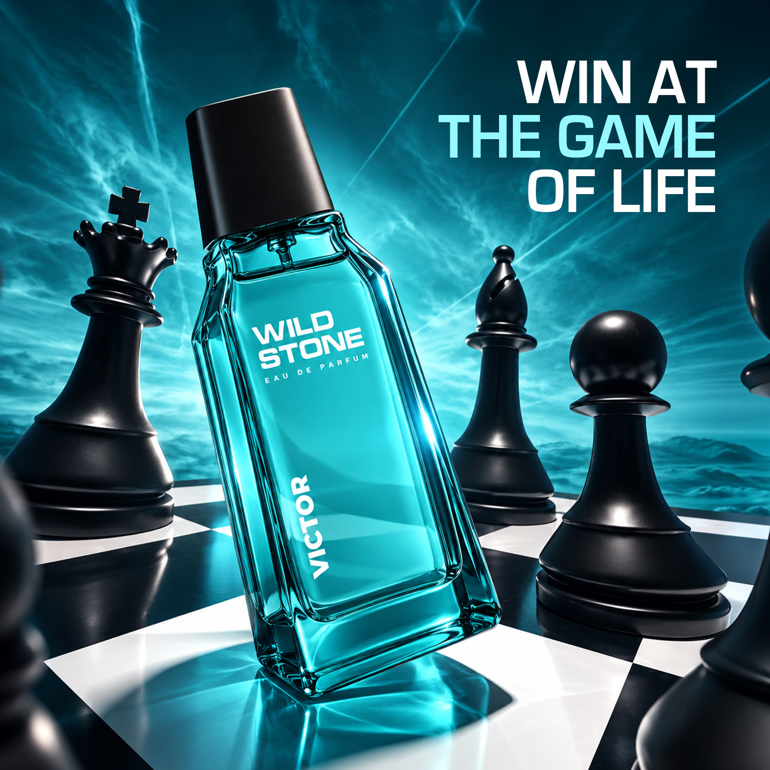Image of Wild Stone Victor Perfume, Long Lasting Fragrance Scent, Luxury & Premium feel Perfume, Eau de Parfum - 90 ml