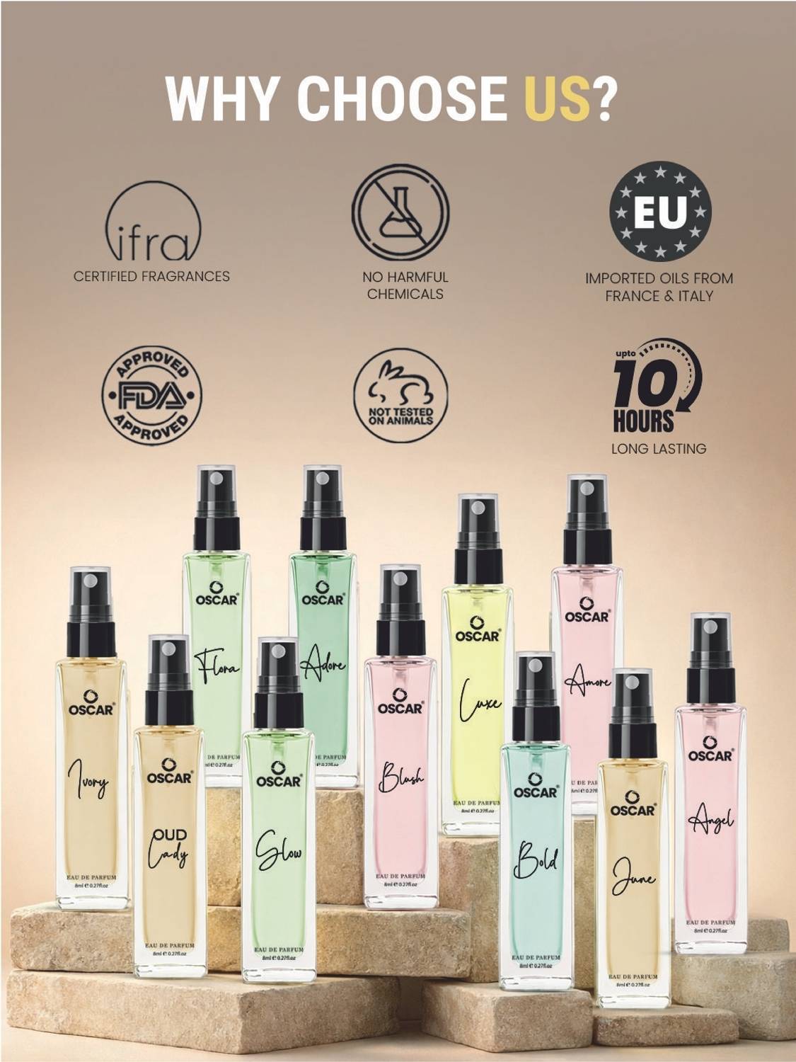OSCAR 11 Forever Scents For Her Pack of 11 · 88 ml (968 ml total) - Image 4