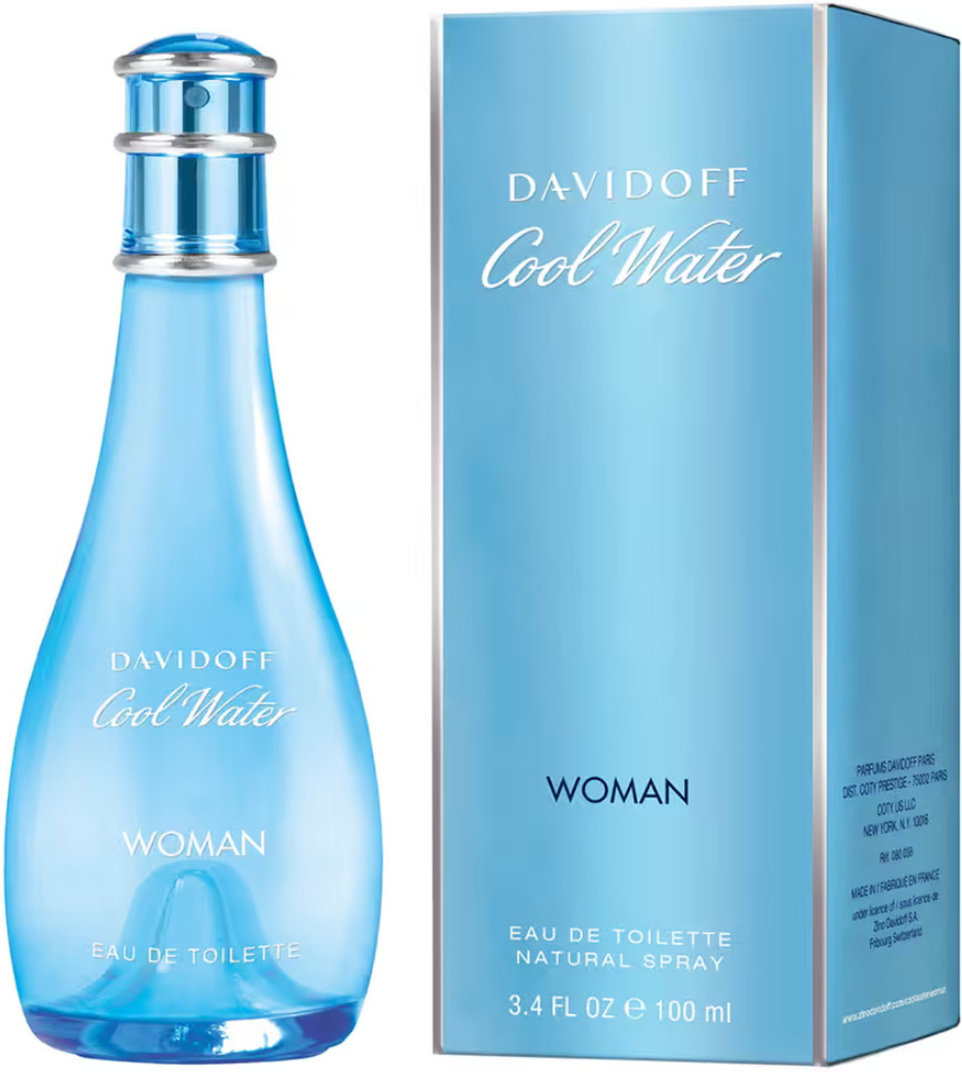 Image of DAVIDOFF Cool Water Women 100ml Eau de Toilette - 100 ml