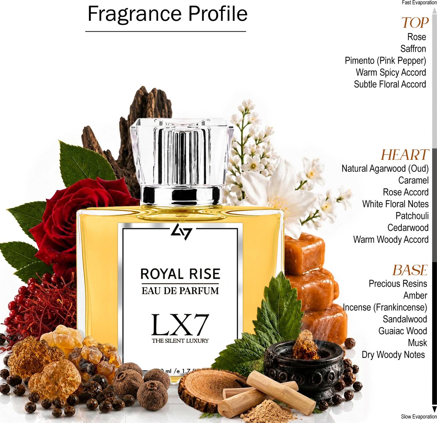 LX7 House ROYAL RISE Eau de Parfum 50 ml - Image 3