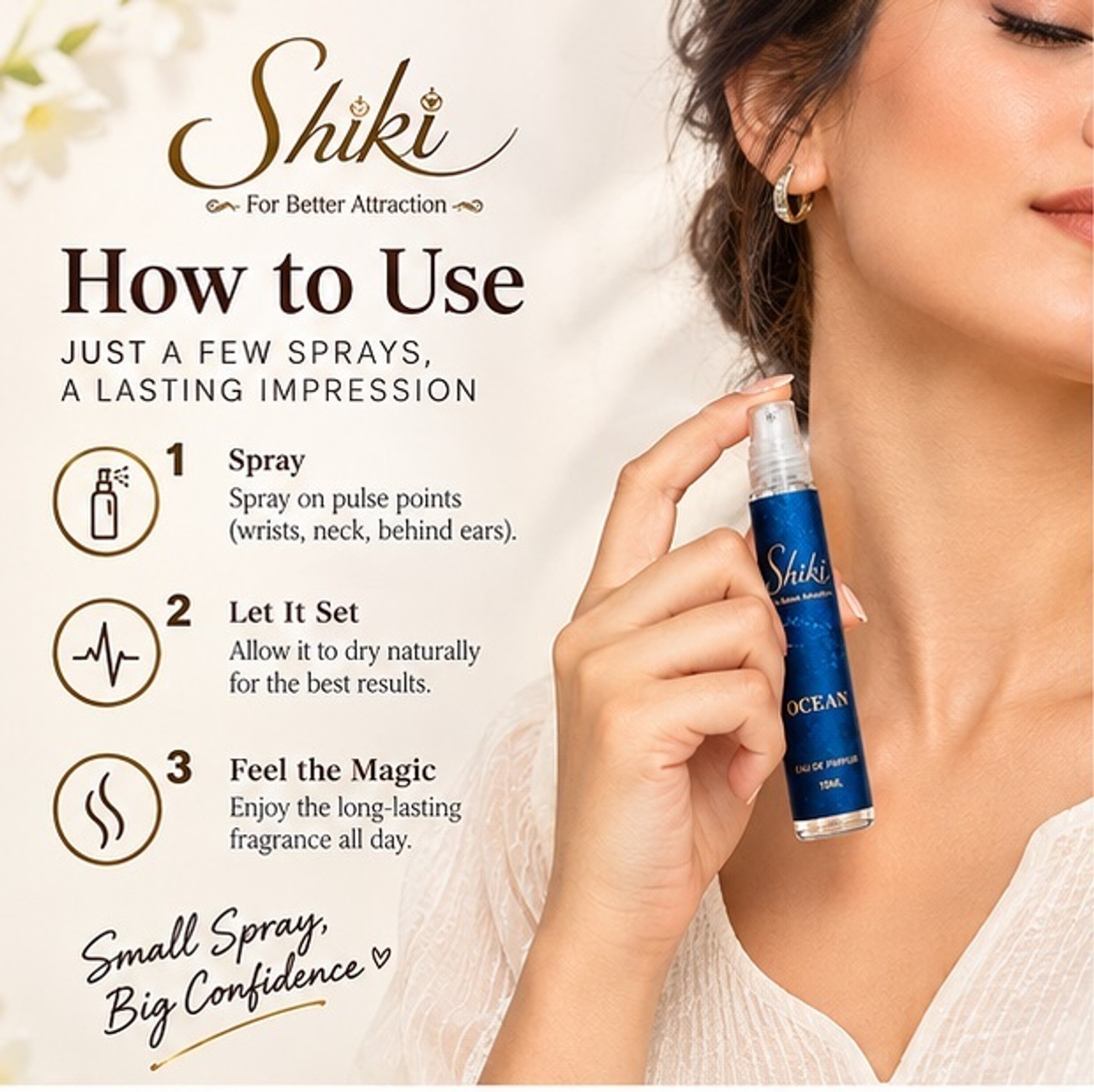 Image of SHIKI Luxury Floral Perfume Gift Set 6 Fragrance Set 6 x 10 ml For Men Eau de Parfum - 60 ml (For Men & Women)