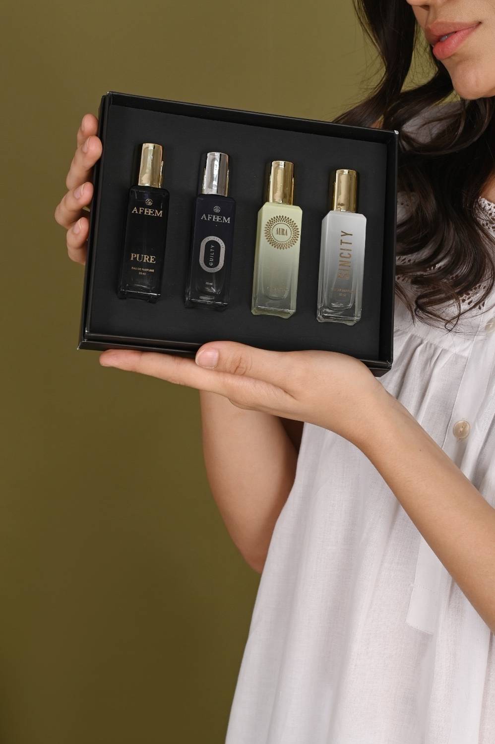 Afeem Organic Luxury Unisex Perfume Pack of 4 · 20 ml (80 ml total) - Image 1