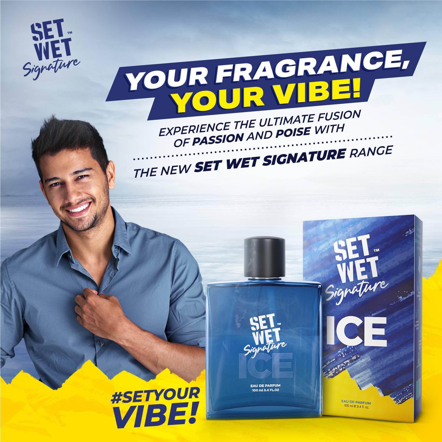 SET WET Fire & Ice Perfume for Men, Pack of 2 · 200 ml (400 ml total) - Image 5