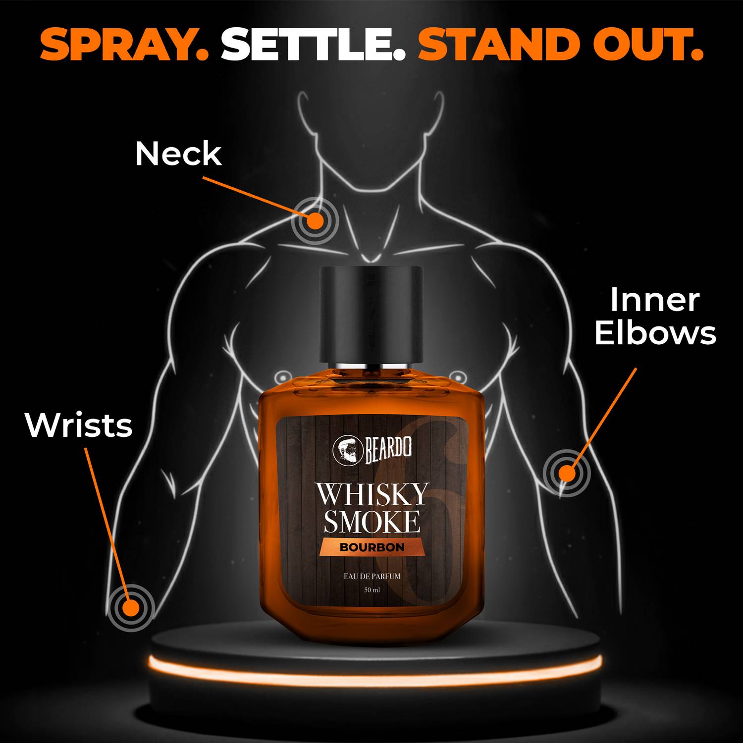 BEARDO Whisky Smoke Bourbon Perfume 50 ml - Image 5