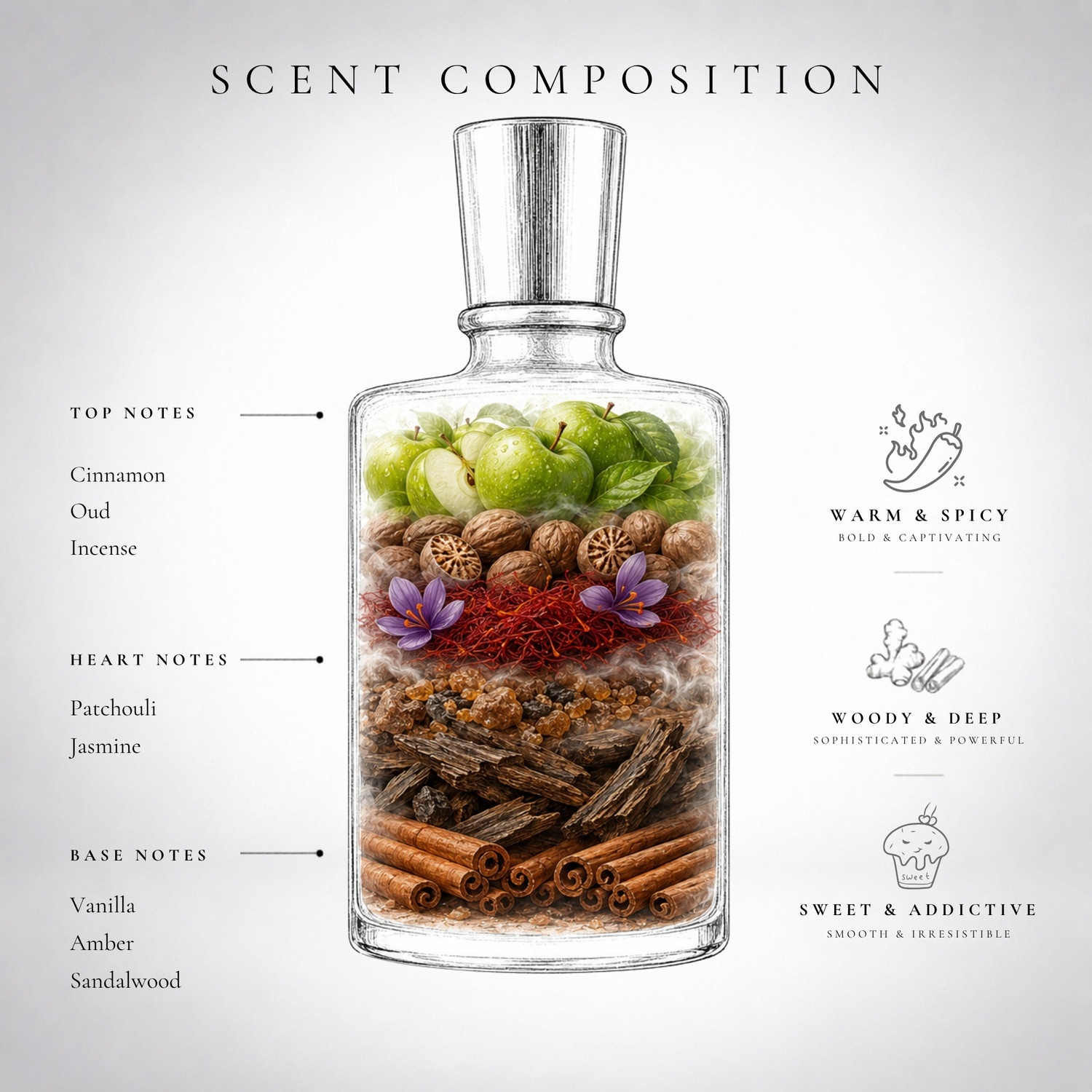 Image of paradyse perfumes Black Tantra|Unisex Eau de Parfum|Dark Mystical Woody Oriental Eau de Parfum - 60 ml