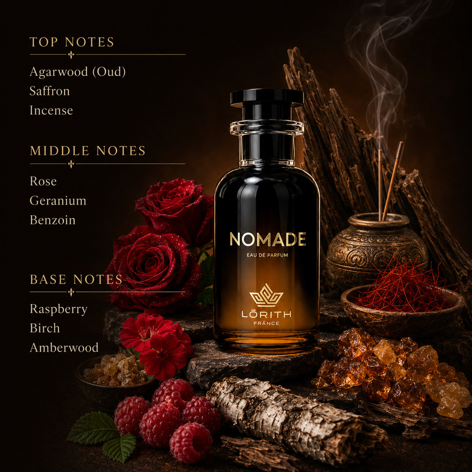 Image of Lorith France Nomade Eau de Parfum 50ml Eau de Parfum - 50 ml