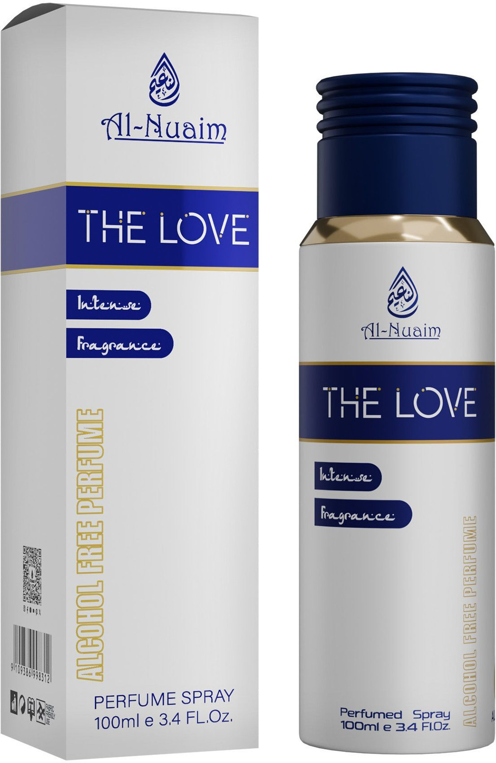 Image of Al-Nuaim 100Ml The Love Perfume Spray Free From Alcohol for Men & Women Eau de Parfum - 100 ml