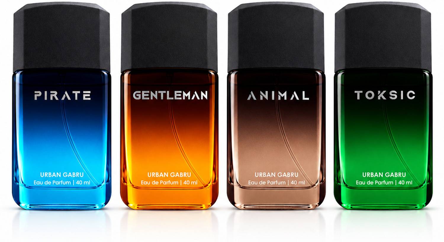 urbangabru Perfume Gift Set Pack of Pack of 4 · 160 ml (640 ml total) - Image 1