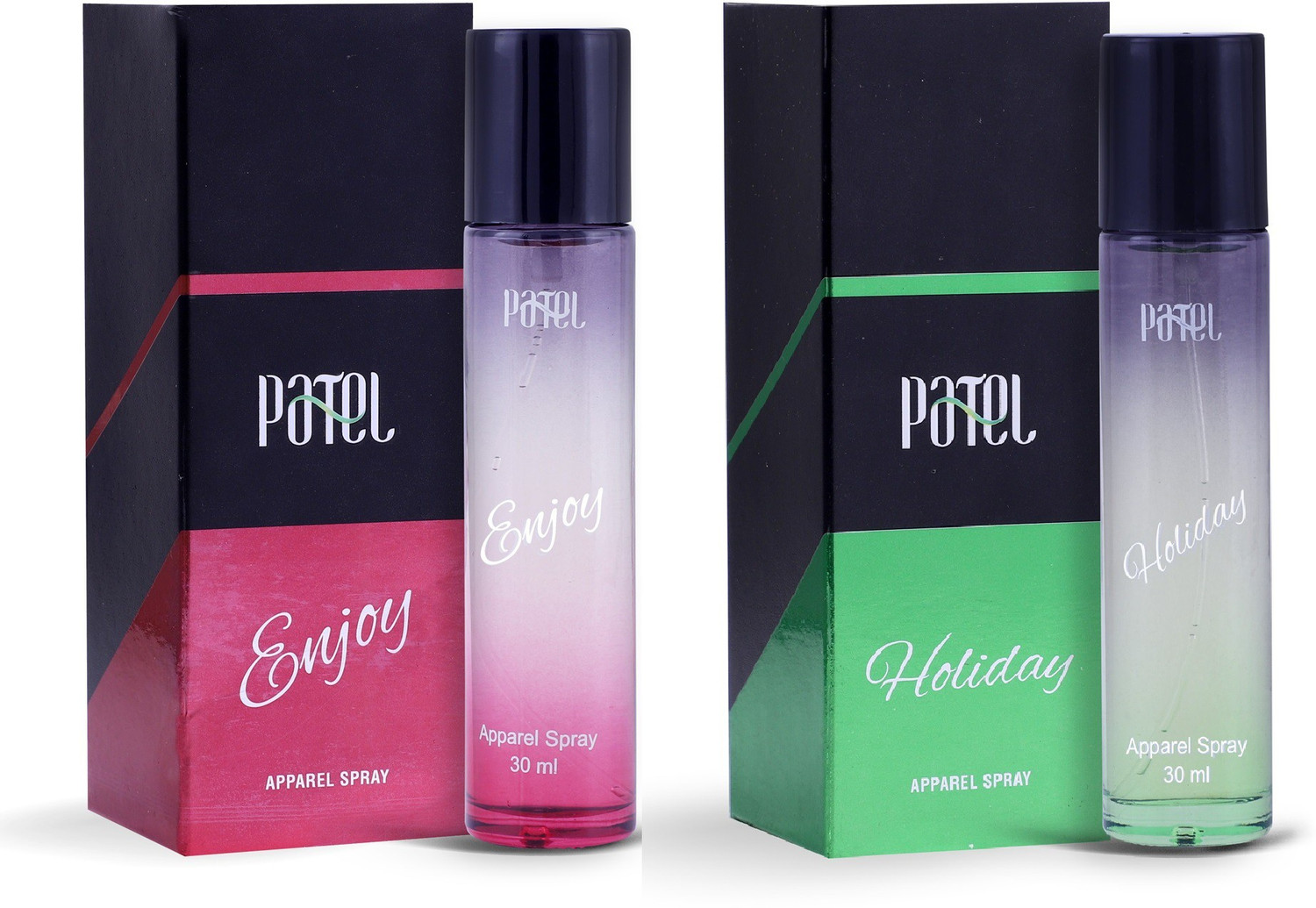 Image of PATEL Enjoy 30 ML+Holiday 30 ML Long Lasting Apparel Spray Perfume - 60 ml