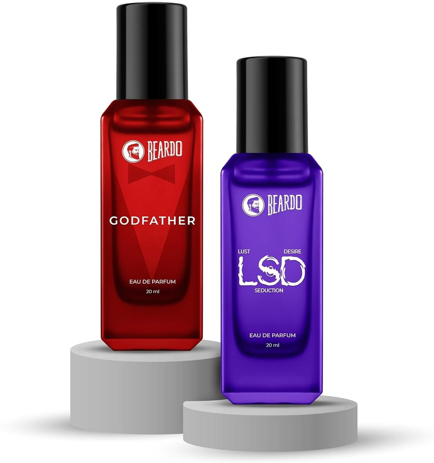 Image of BEARDO Midnight Legacy Combo for Men- LSD & GodFather Perfume for Men Eau de Parfum - 40 ml