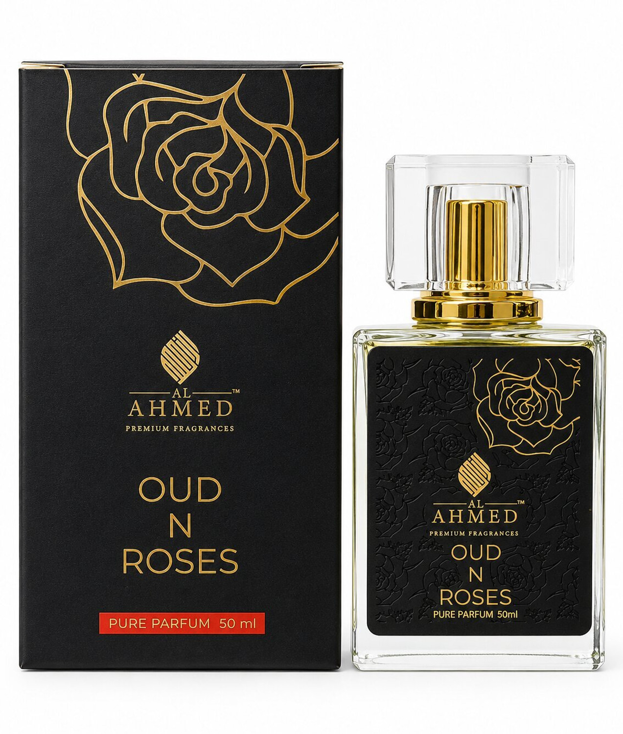 Image of Al Ahmed Oud & Roses Eau De Parfum Extrait De Parfum - 50 ml