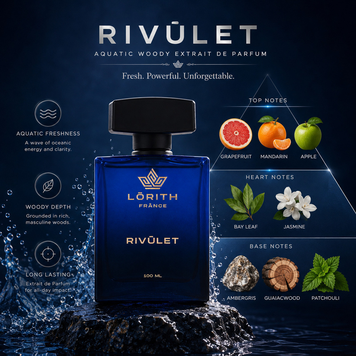 Image of Lorith France Rivulet Eau de Parfum - 100 ml