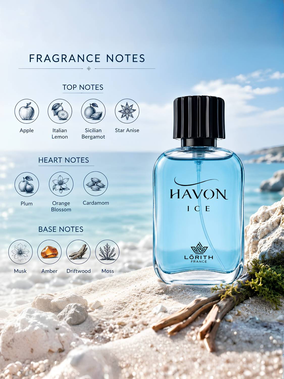 Lorith Havon Ice Eau de Parfum 50ml - Image 4
