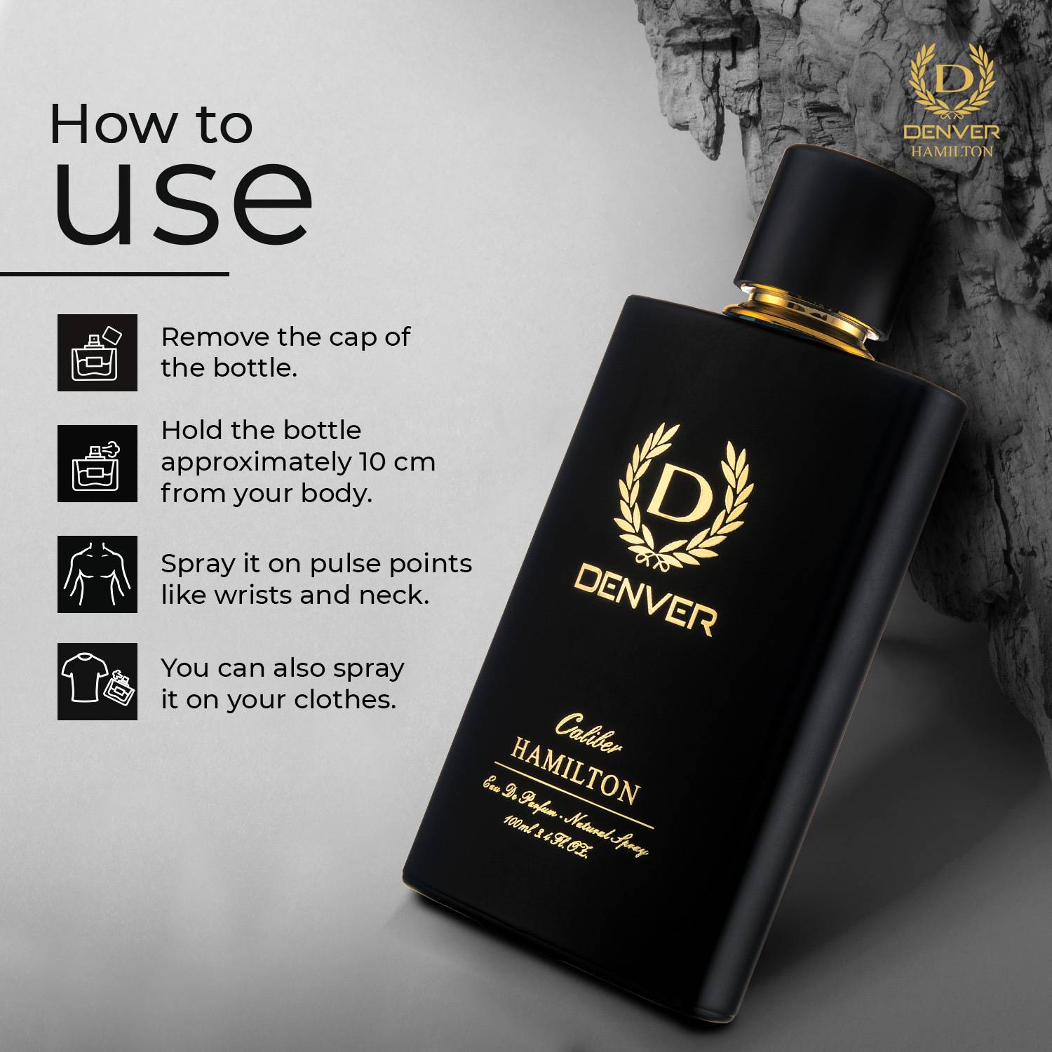 Denver Caliber Perfume 100 ml - Image 3