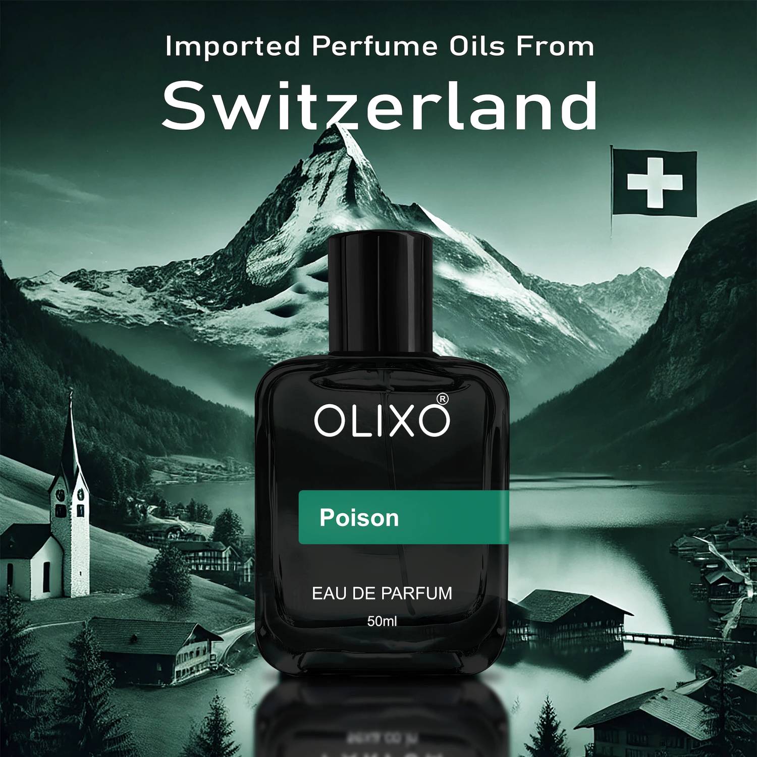 希少品、シュリンク未開(^^♪100ml プアゾン:POISON EDC-SP Buy OLIXO Poison Unisex Perfume for Men & Women with Premium Swiss