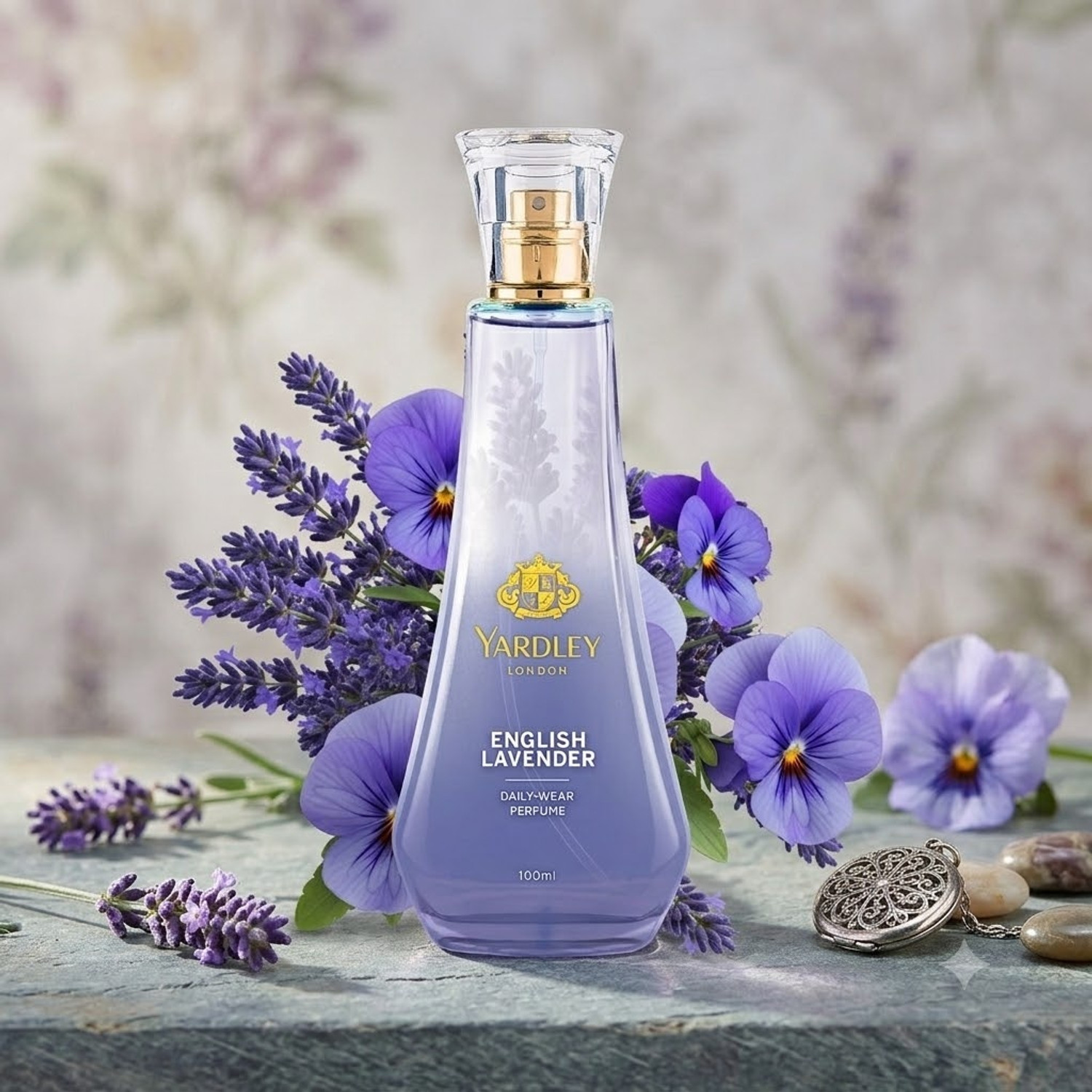 Image of Yardley London ENGLISH LAVENDER Long Lasting Perfume - 100 ml