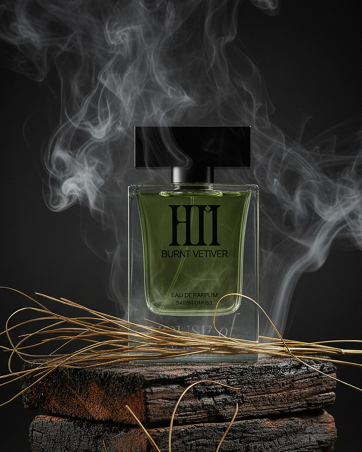 Image of HOM House of Moksha Burnt Vetiver Eau De Parfum - Unisex Perfume, 50ml | Perfume - 50 ml