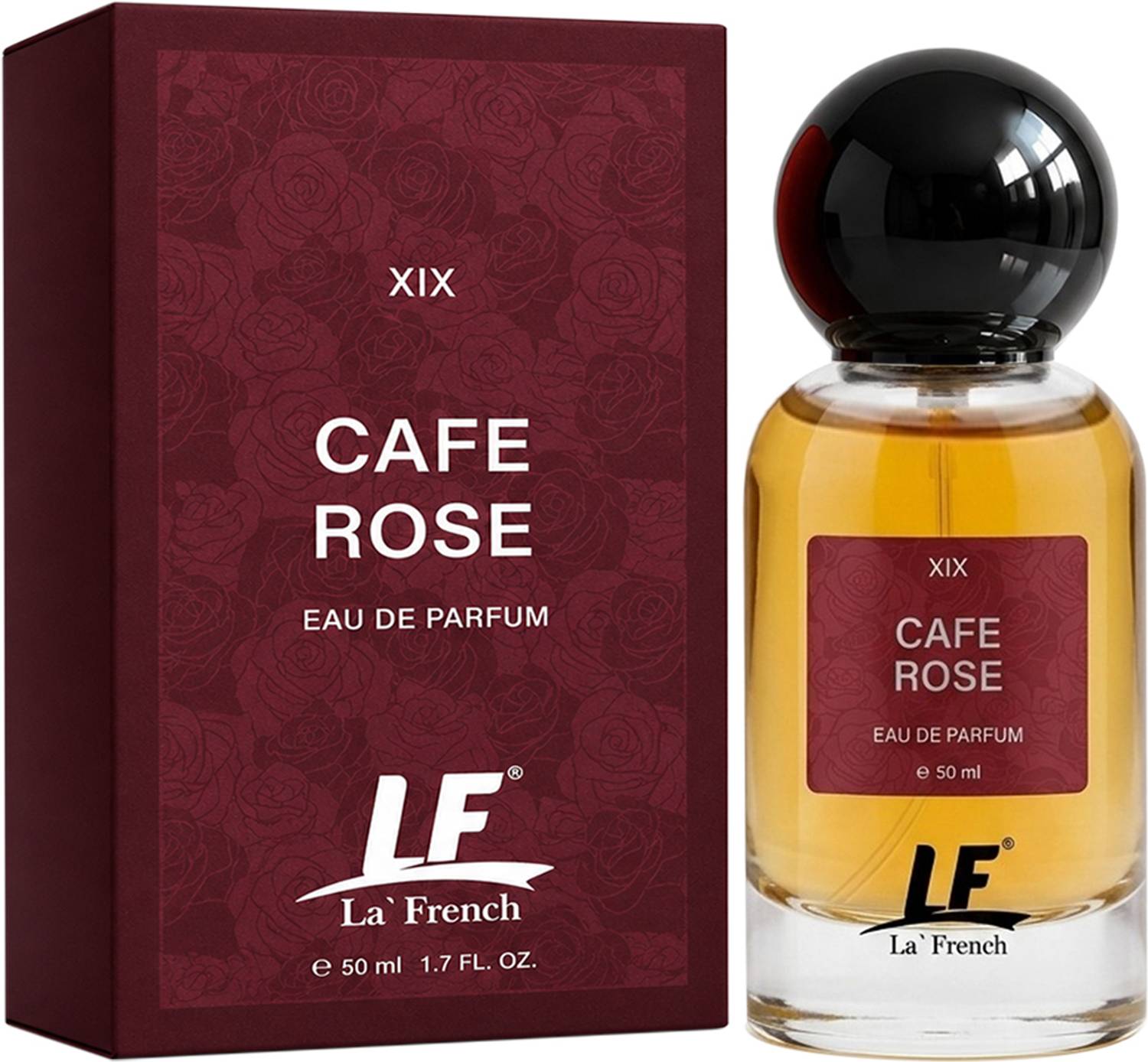 La French Cafe Rose Unisex Perfume 50 ml - Image 1