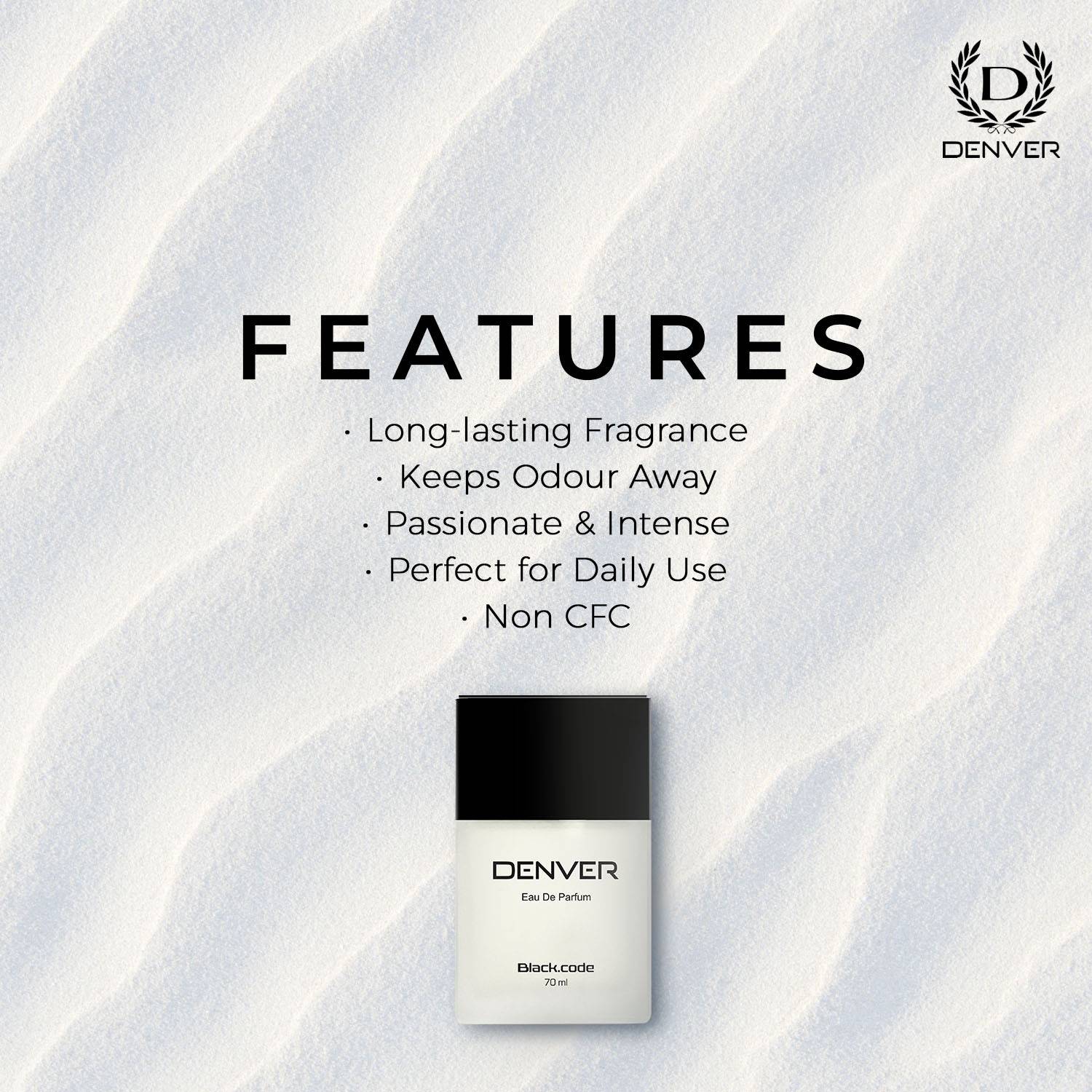 DENVER Black.code Eau de Parfum 70 ml - Image 4