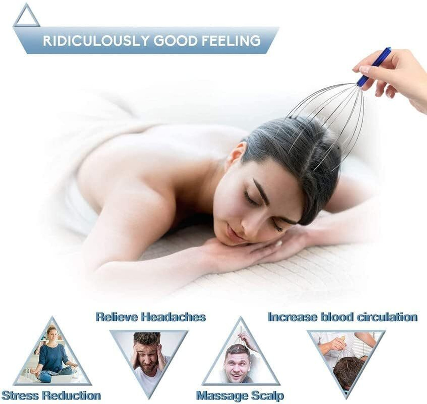 Image of Miss Hot Hair Massager For Men And Women Head and Scalp Massager