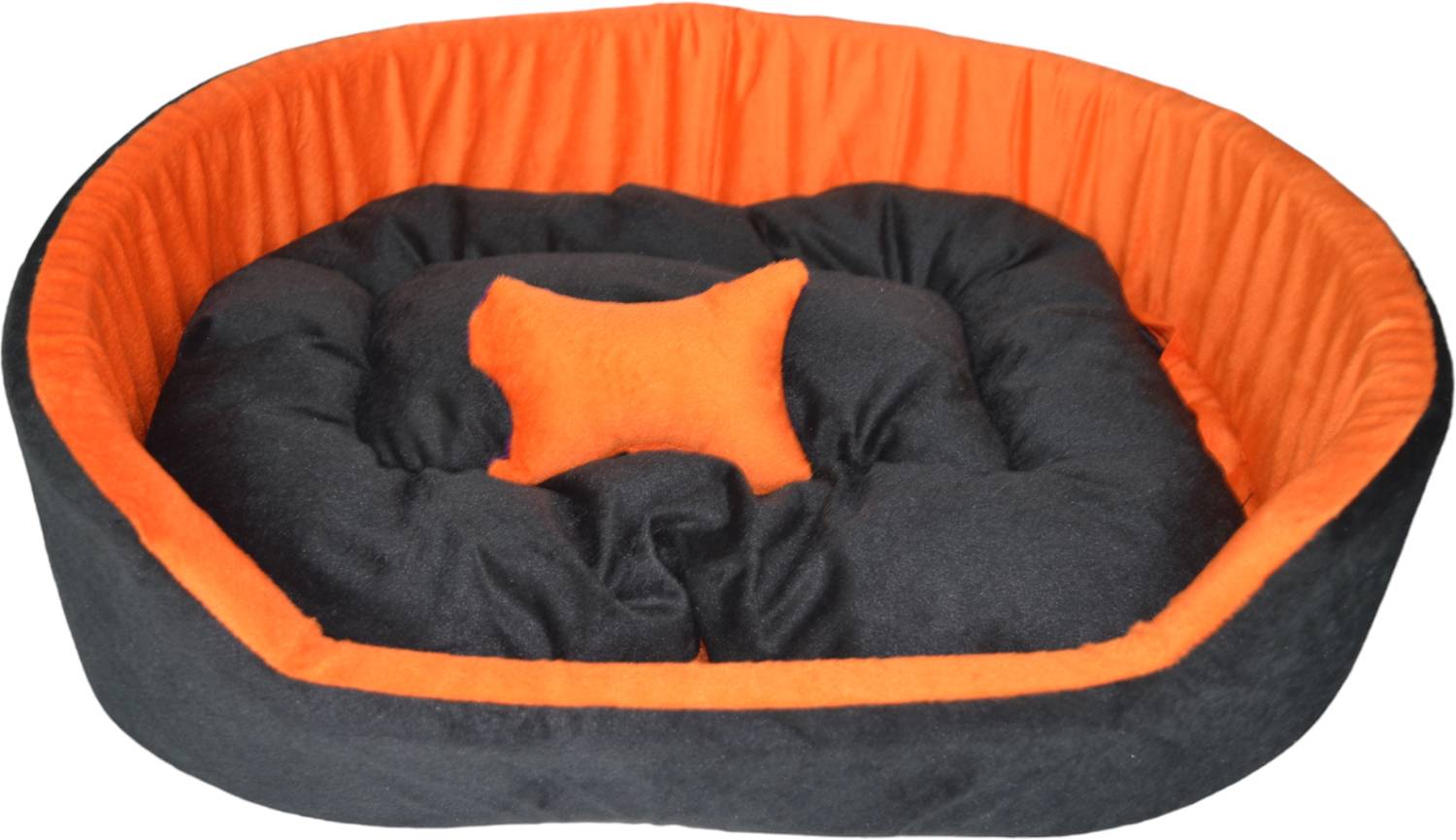 Furry Smile Premium Simple Bed With Haddi, Sofas & Chairs for Dogs and cat XXXL Pet Bed