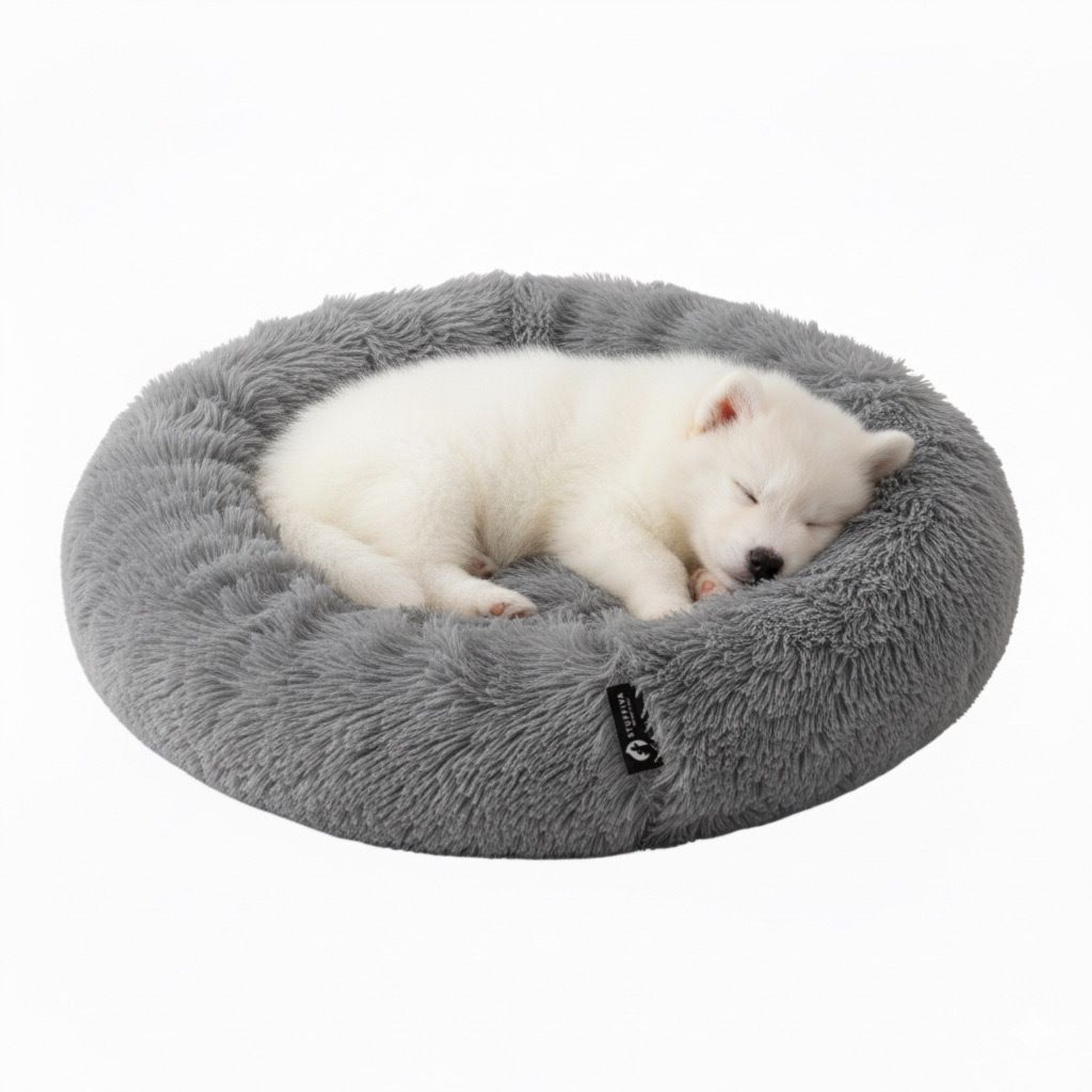 Image of Stuffiva Oval Shaped Faux Fur PET Bed for Dogs, Kittens,Rabbits S Pet Bed
