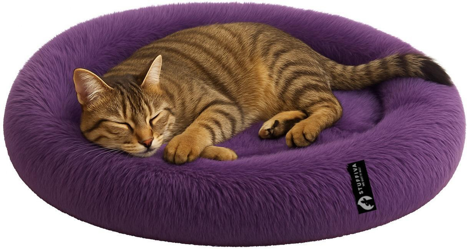 Image of Stuffiva PBOVAS S Pet Bed (PURPLE)