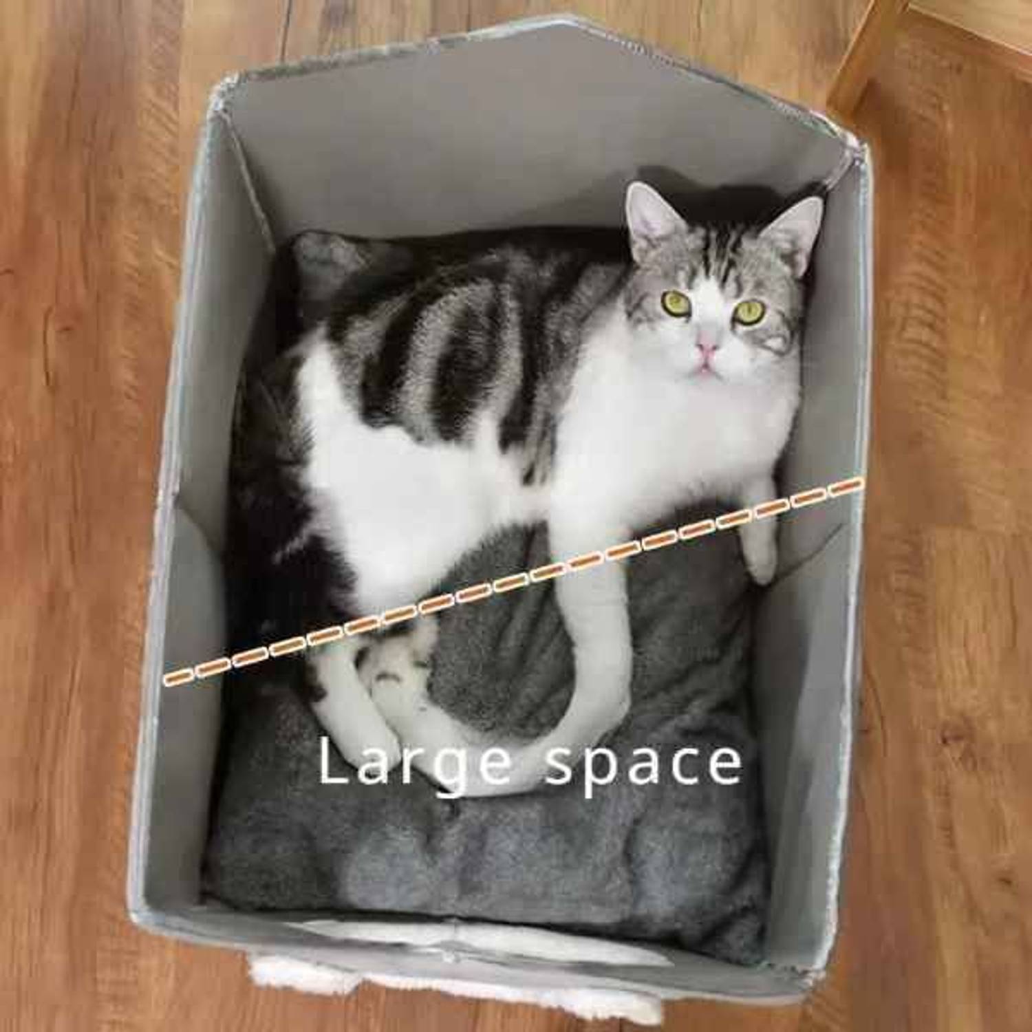 mewkat Grey Cat House - Image 3