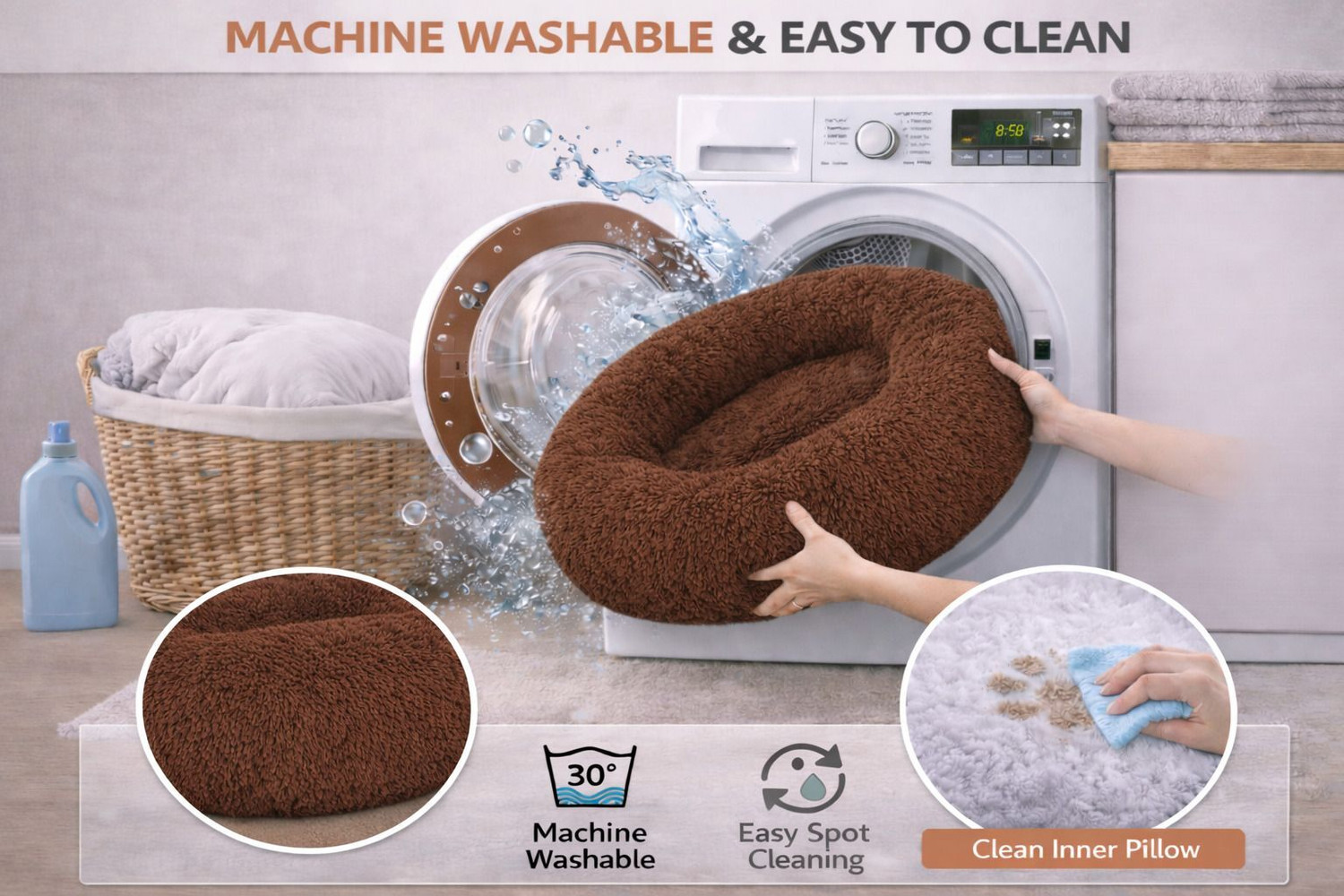 Image of Zexsazone Pet Bed for Cats and Puppies Dogs S Pet Bed