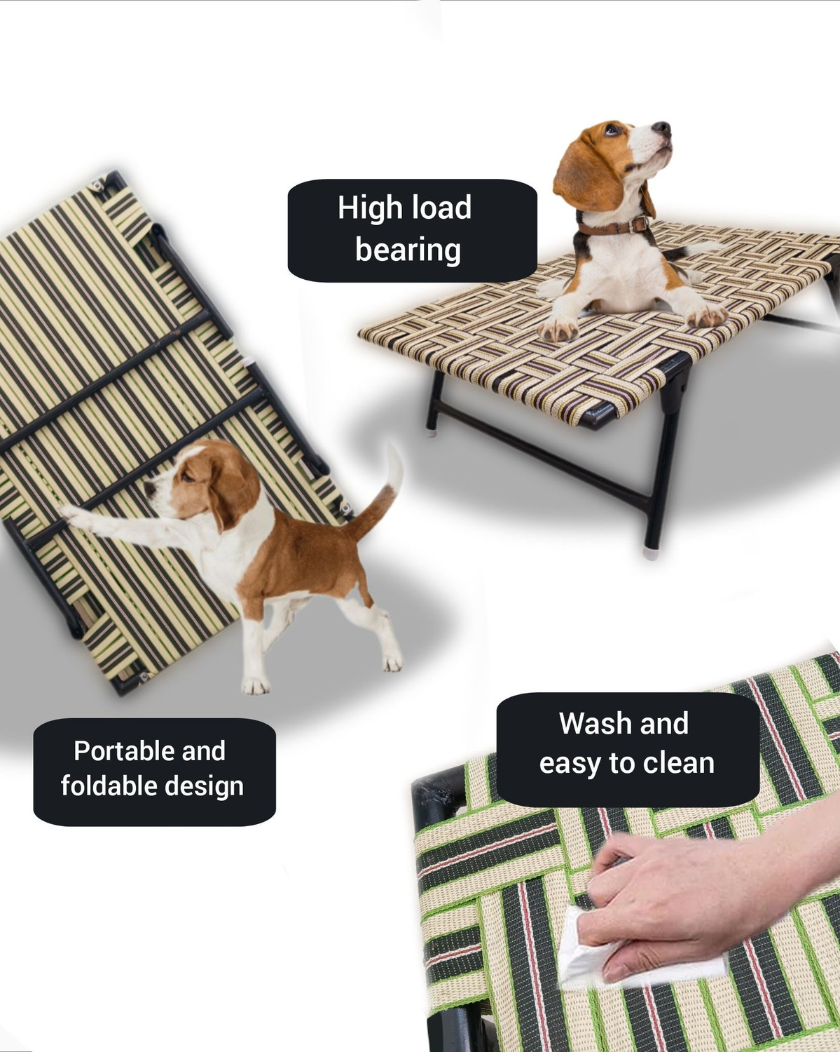 Image of TakshaDecors Large Pet Bed L Pet Bed