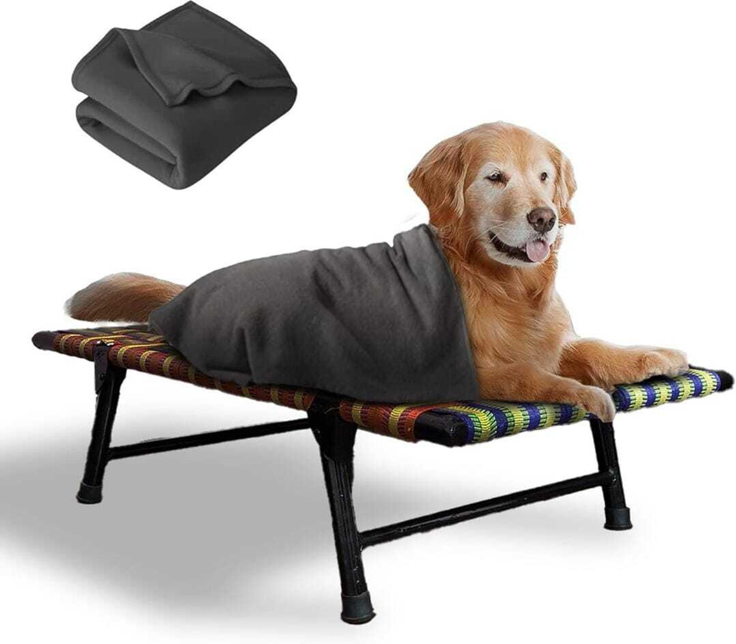 Image of TakshaDecors CIB-1548 L Pet Bed (Maroon)