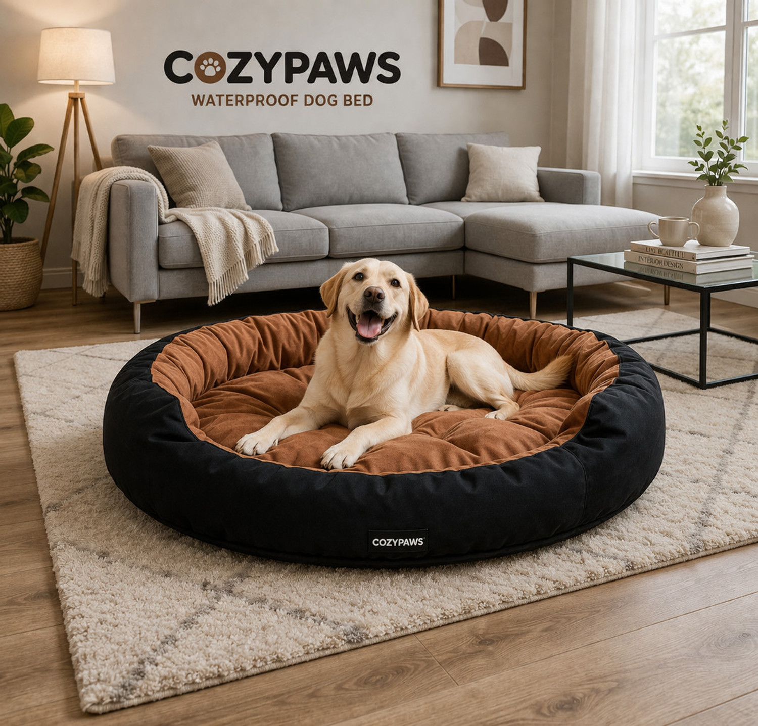 Image of Cozypaw Dog Bed Washable Pet Sleeping Bed Soft Cushion Sofa Mat For Dogs Cats XL Pet Bed