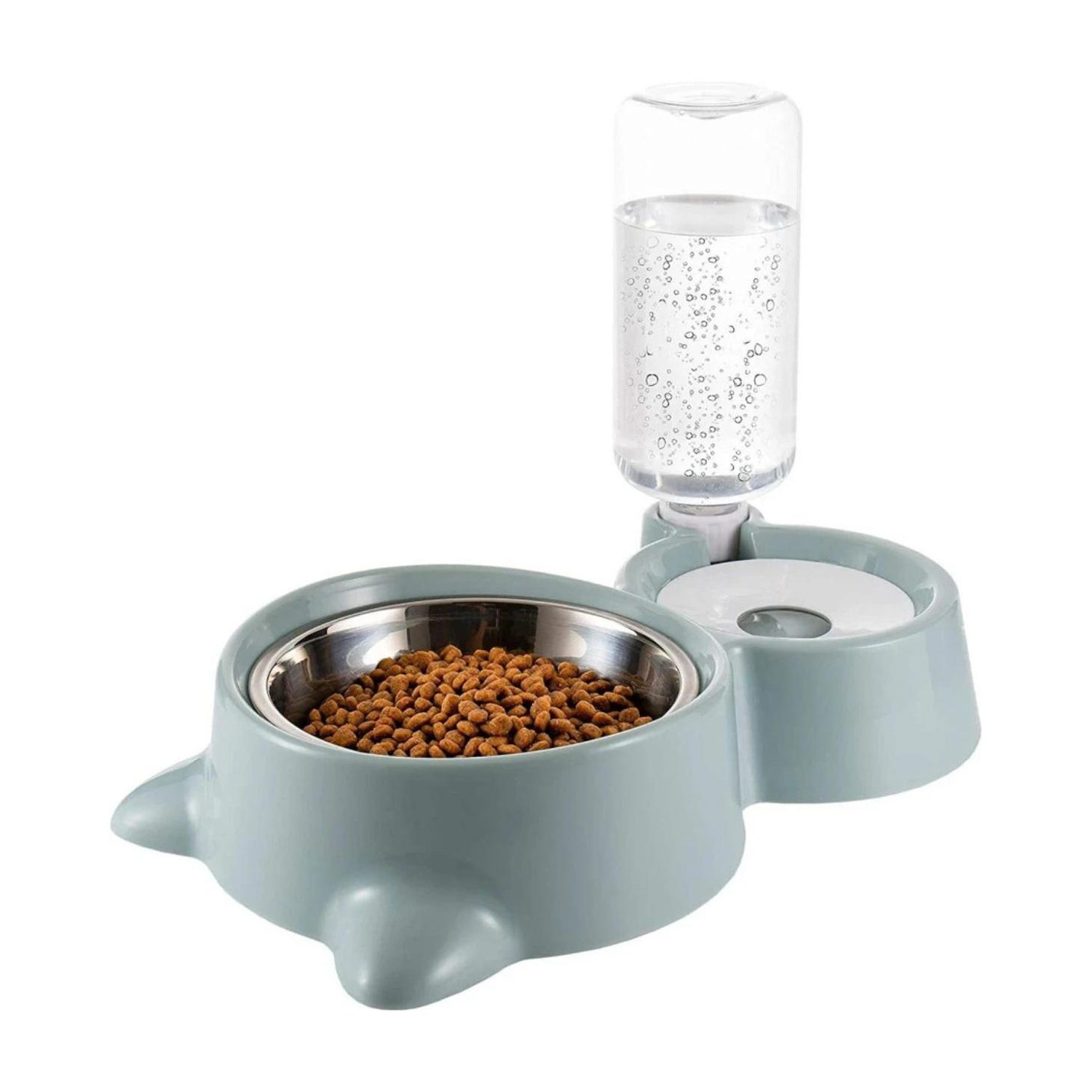 Image of Pringo Dog Bowls Automatic Water Dispenser Bottle Water Plastic Pet Bowl & Bottle