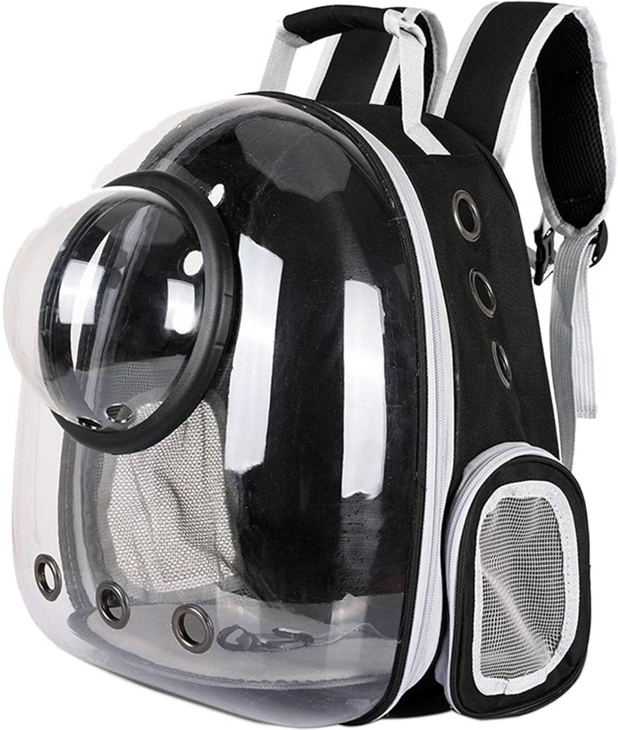 FAB Pet Transparent Cat Carrier Backpack Black - Image 2