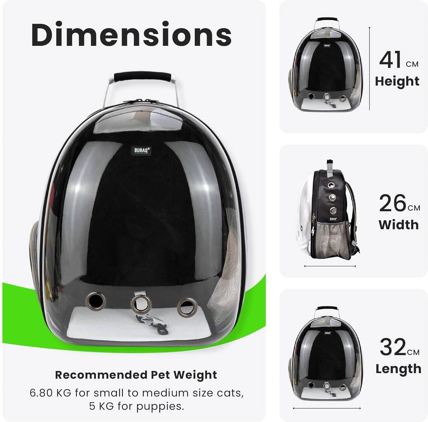 OKASTA Astronaut Space Pink Pet Carrier - Image 2