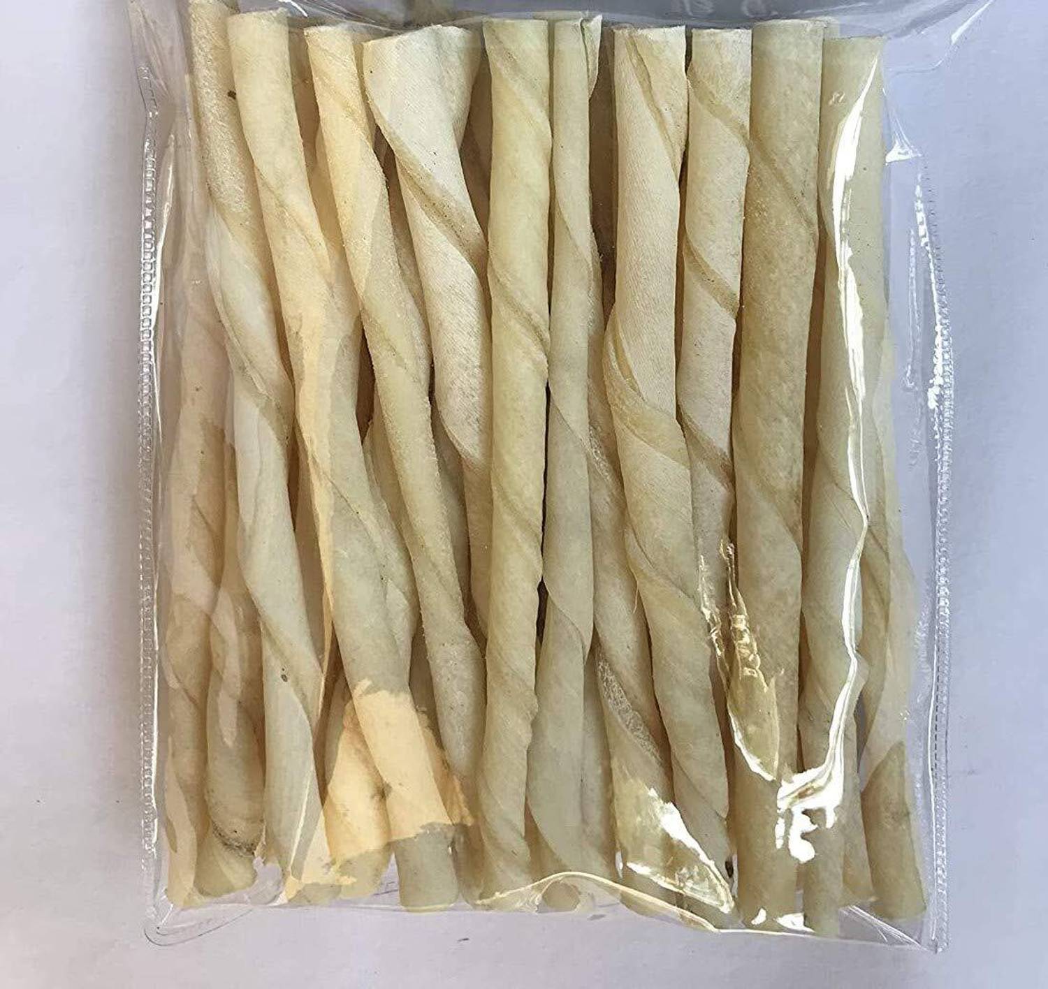 Animax Rawhide White Twisted Chew Sticks for Dogs - (10 pc) Chicken Dog Chew