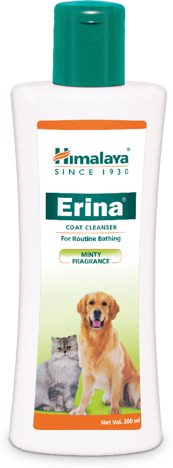Image of HIMALAYA Erina Coat Cleanser Shampoo I Routine Bathing & Skin Hygiene I Controls Dandruff 200 ml Pet Coat Cleanser