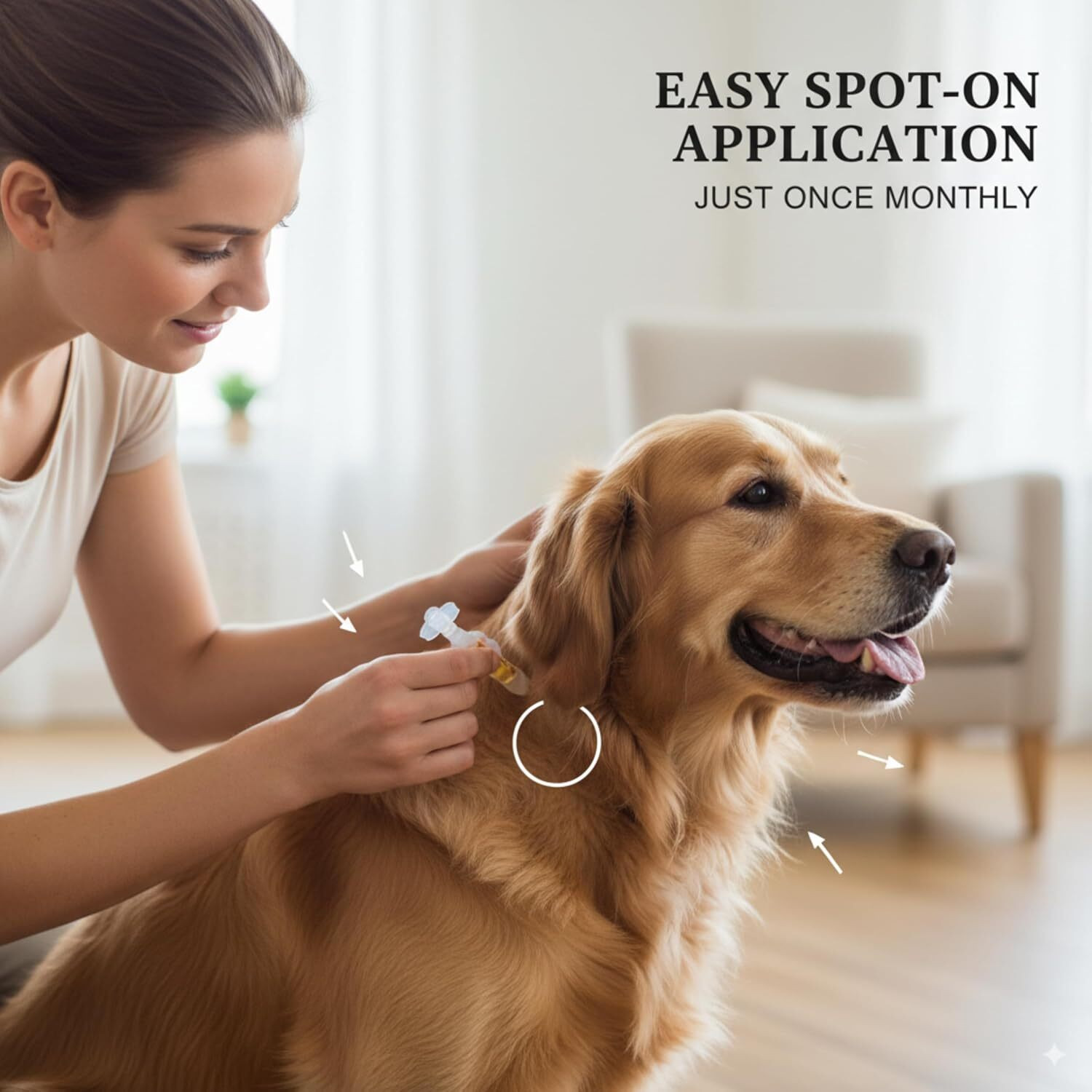 Image of parashield Spot On Solution-Prevention & Treatment of Ticks, Fleas & Chewing-40 KG Dogs 4.02 ml Pet Coat Cleanser