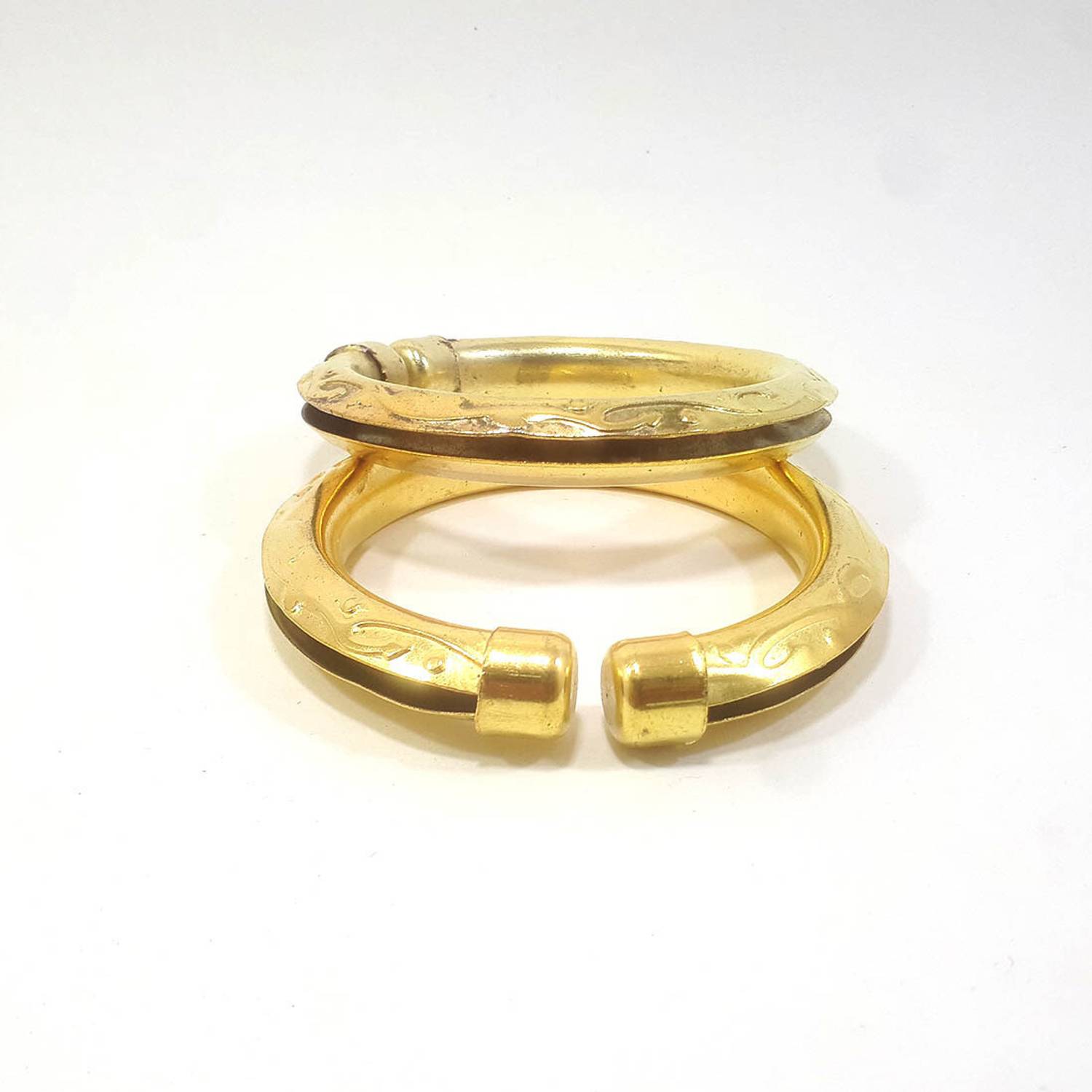 AAGAAZ Kada/payal/painjan for Cow Calf,Buffalo,Bull,Oxen & Horses - (1 Pair) Plain Cow Collar Charm