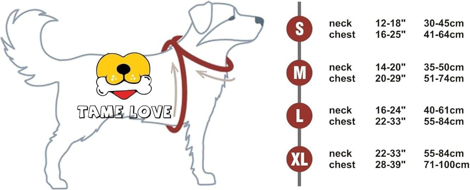 Image of Tame Love Police K9 Harness Body Belt with Padded Rope Dog Harness & Leash