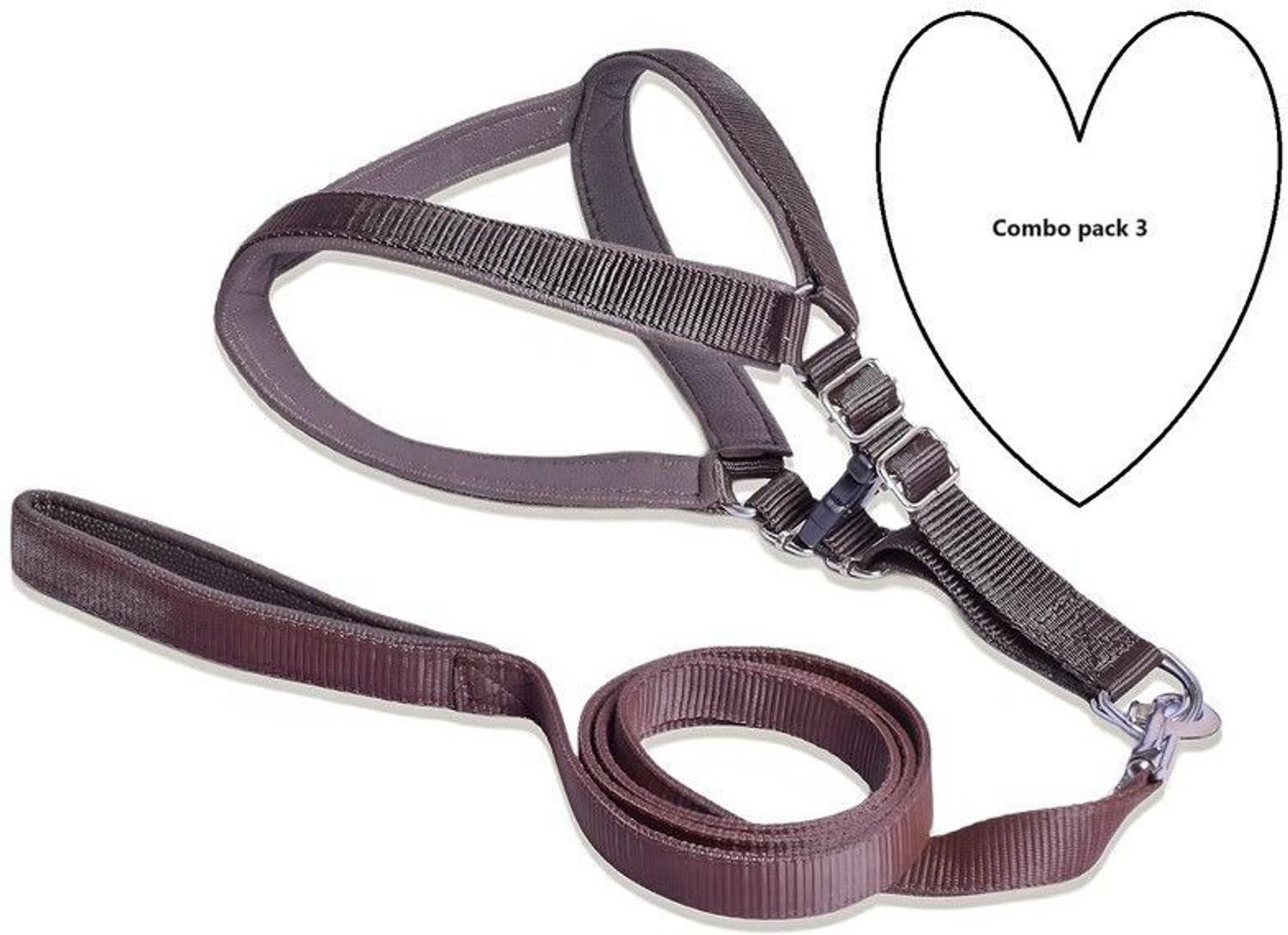 Aftra Combo Pack Soft Comfortable Breakaway Closure Dog & Cat Harness & Leash