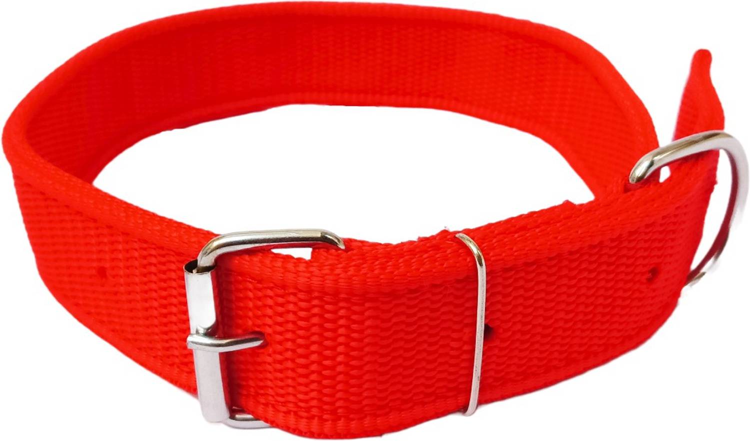 AIK INDIA Dog Red Neck Collar Belt 0.75 inch Especially for small breed dogs Dog Everyday Collar