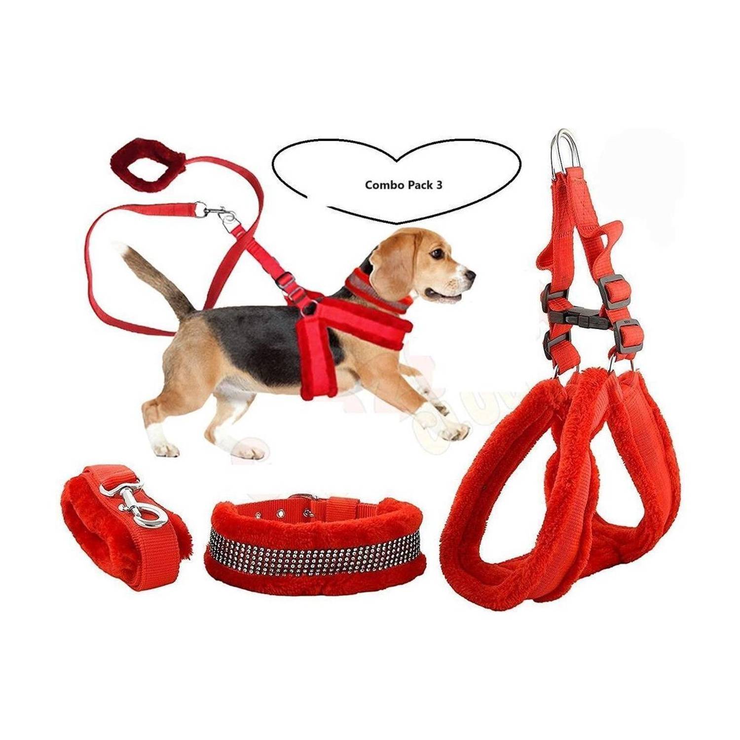 Aftra Combo Pack Soft Comfortable Breakaway Closure Dog Harness & Leash